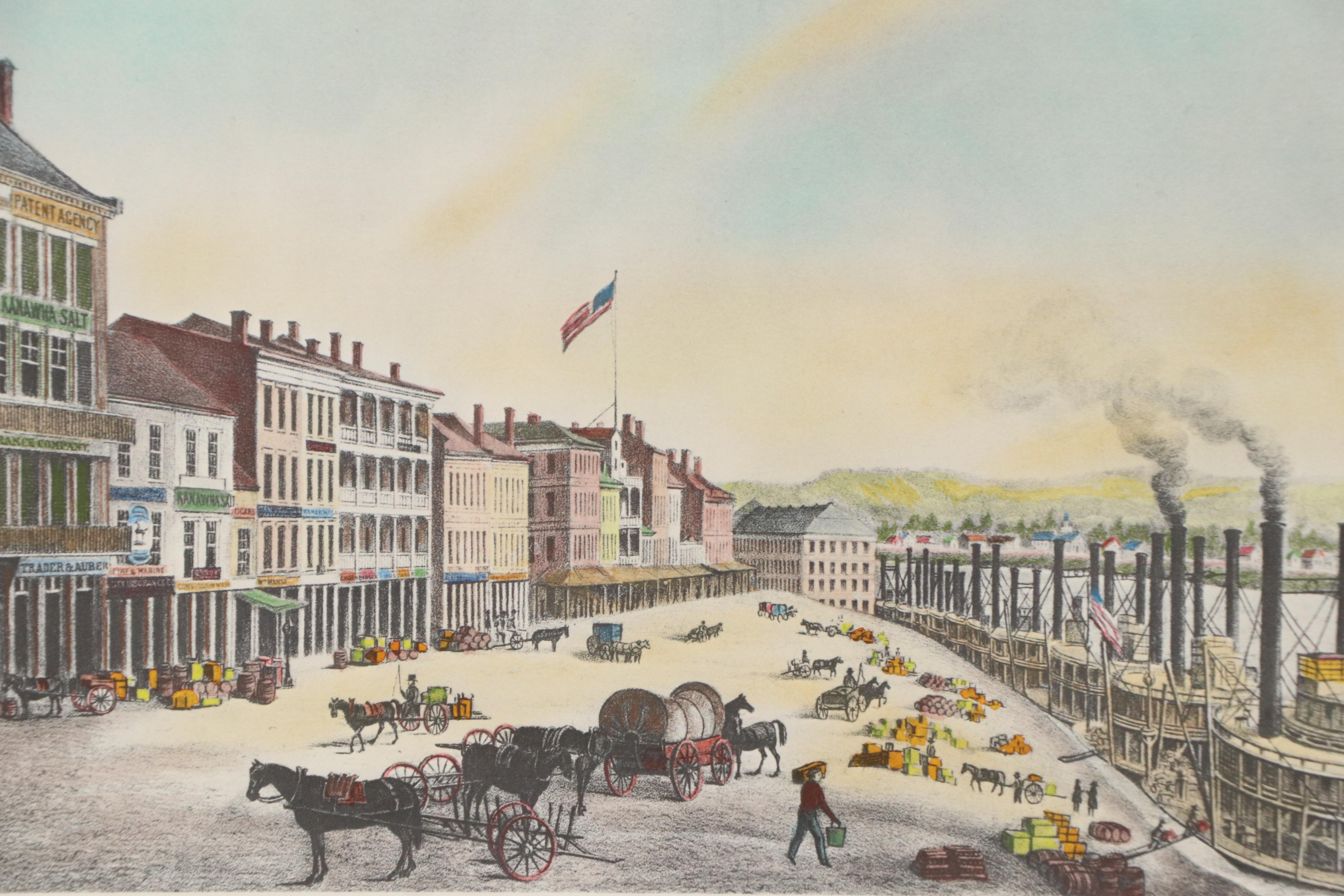 Early Cincinnati-Themed Offset Lithograph Reproductions, Late 20th Century