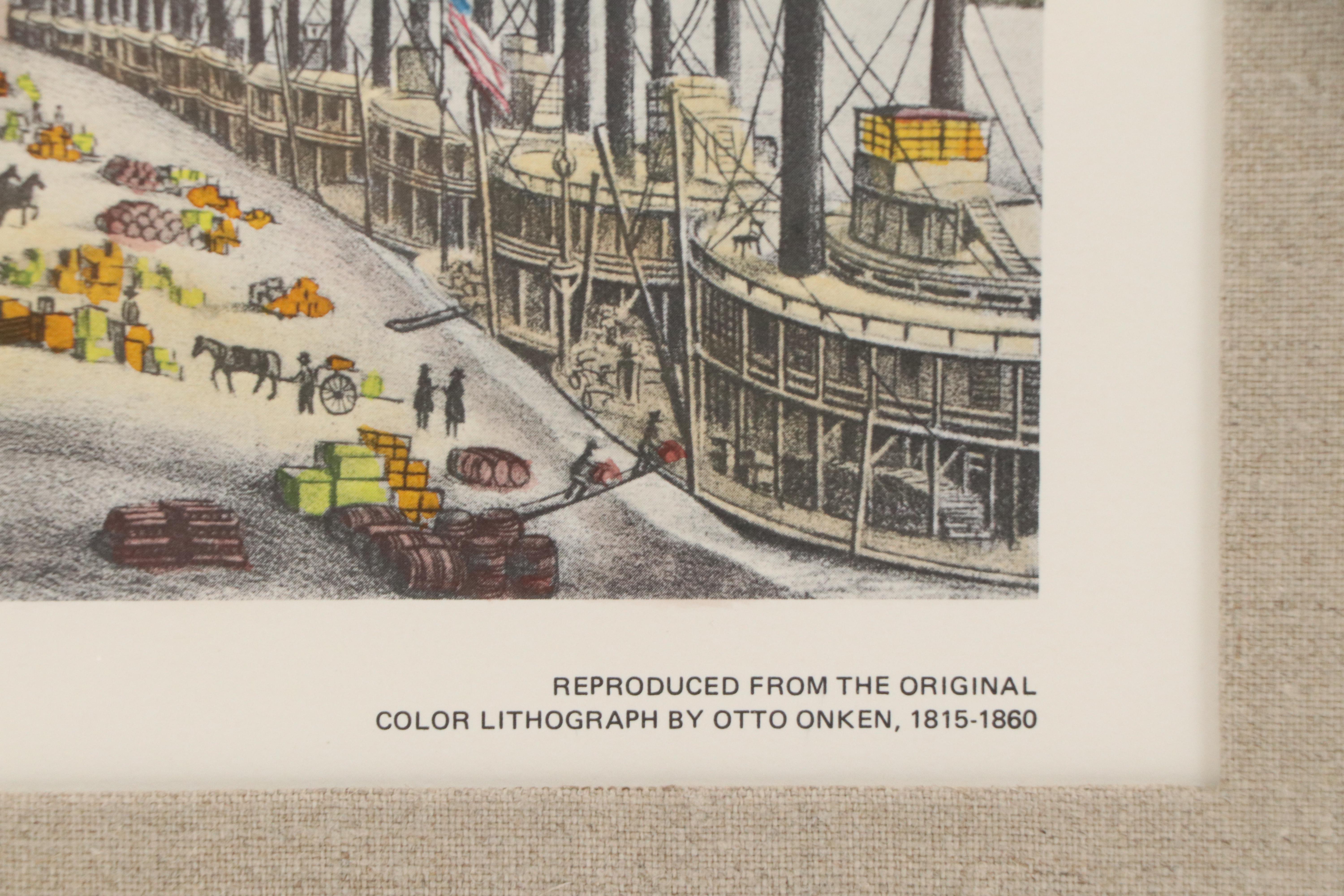 Early Cincinnati-Themed Offset Lithograph Reproductions, Late 20th Century