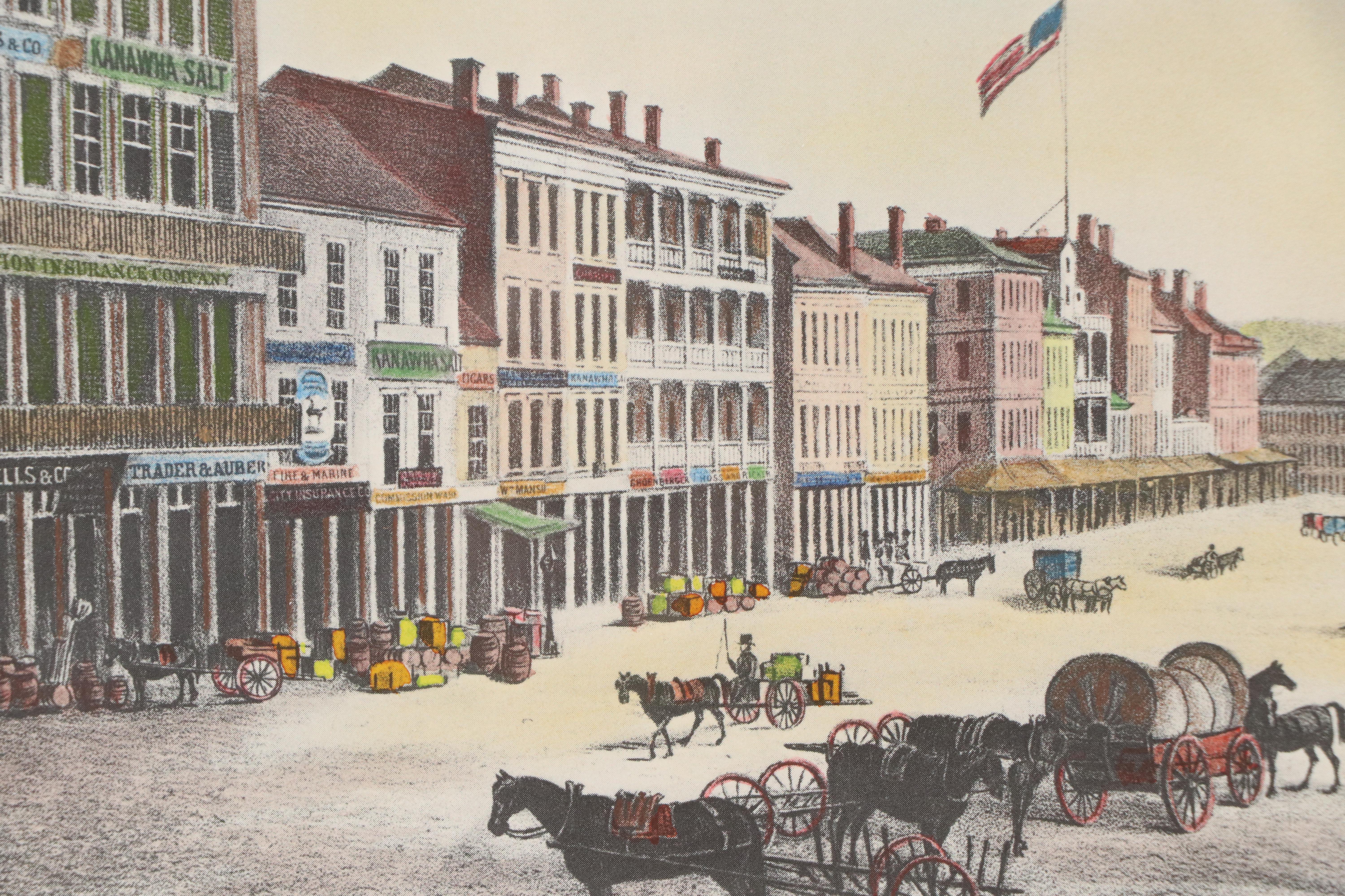 Early Cincinnati-Themed Offset Lithograph Reproductions, Late 20th Century