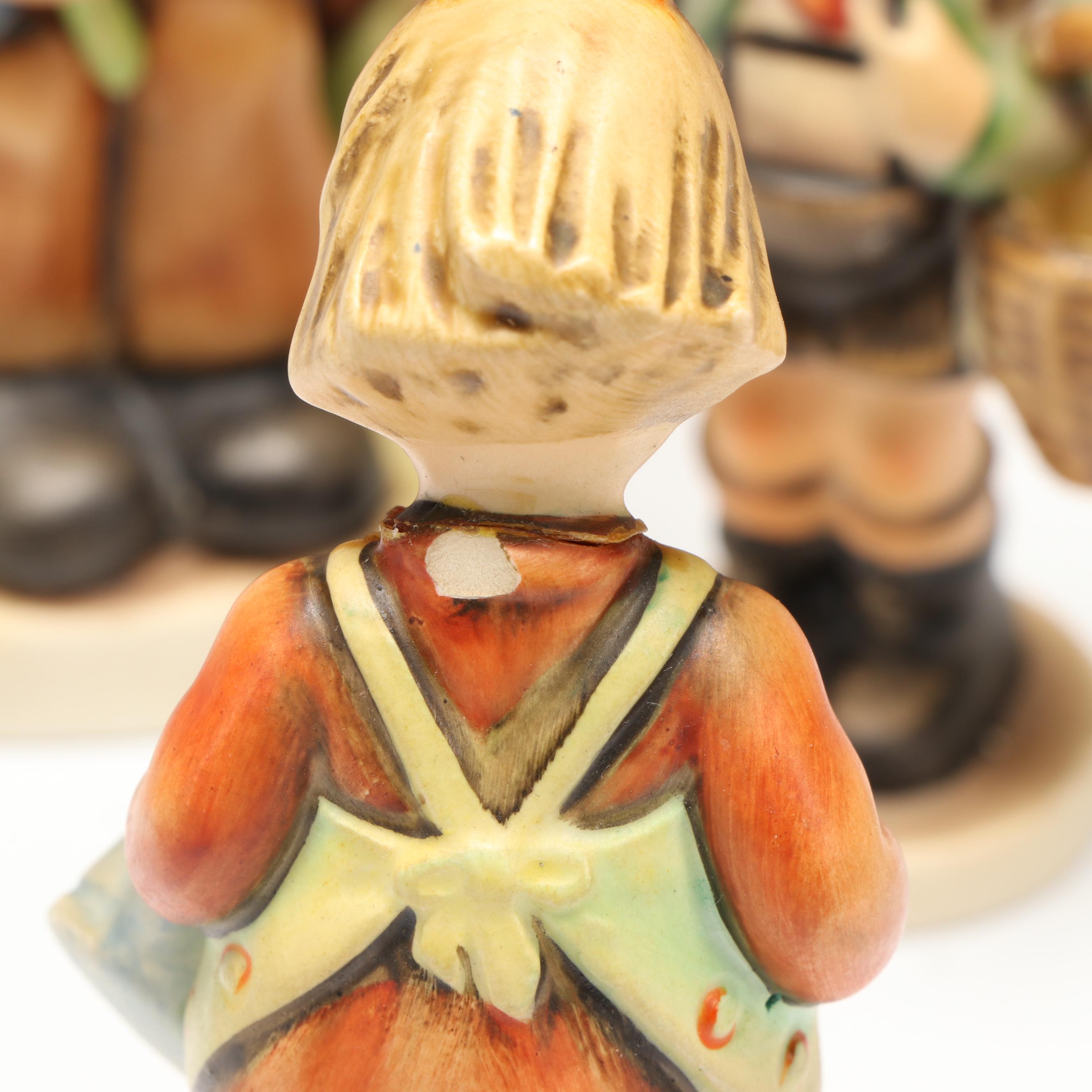 Goebel "Goose Girl," "Wayside Harmony," and More Porcelain Hummel Figurines
