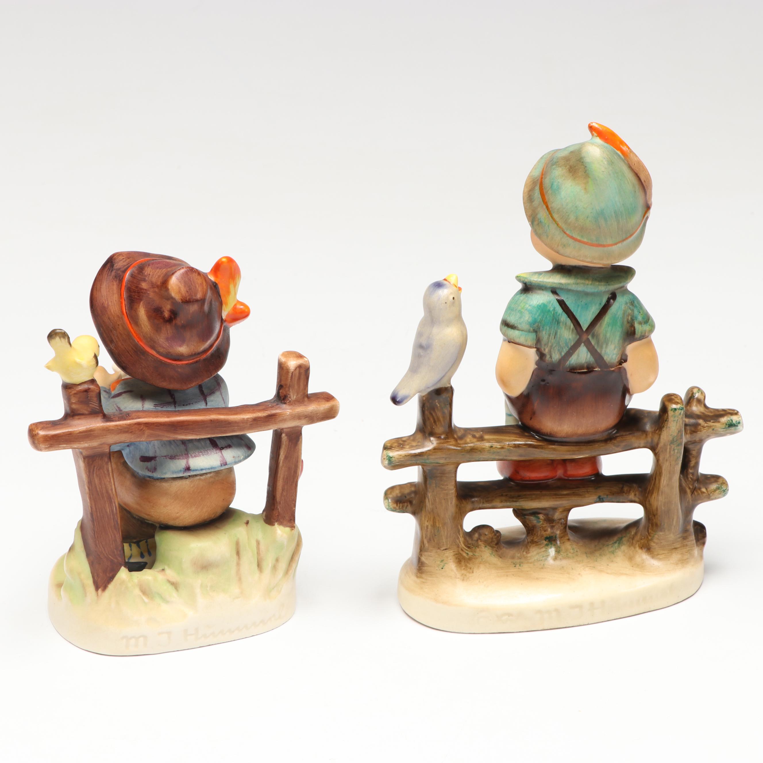 Goebel "Goose Girl," "Wayside Harmony," and More Porcelain Hummel Figurines
