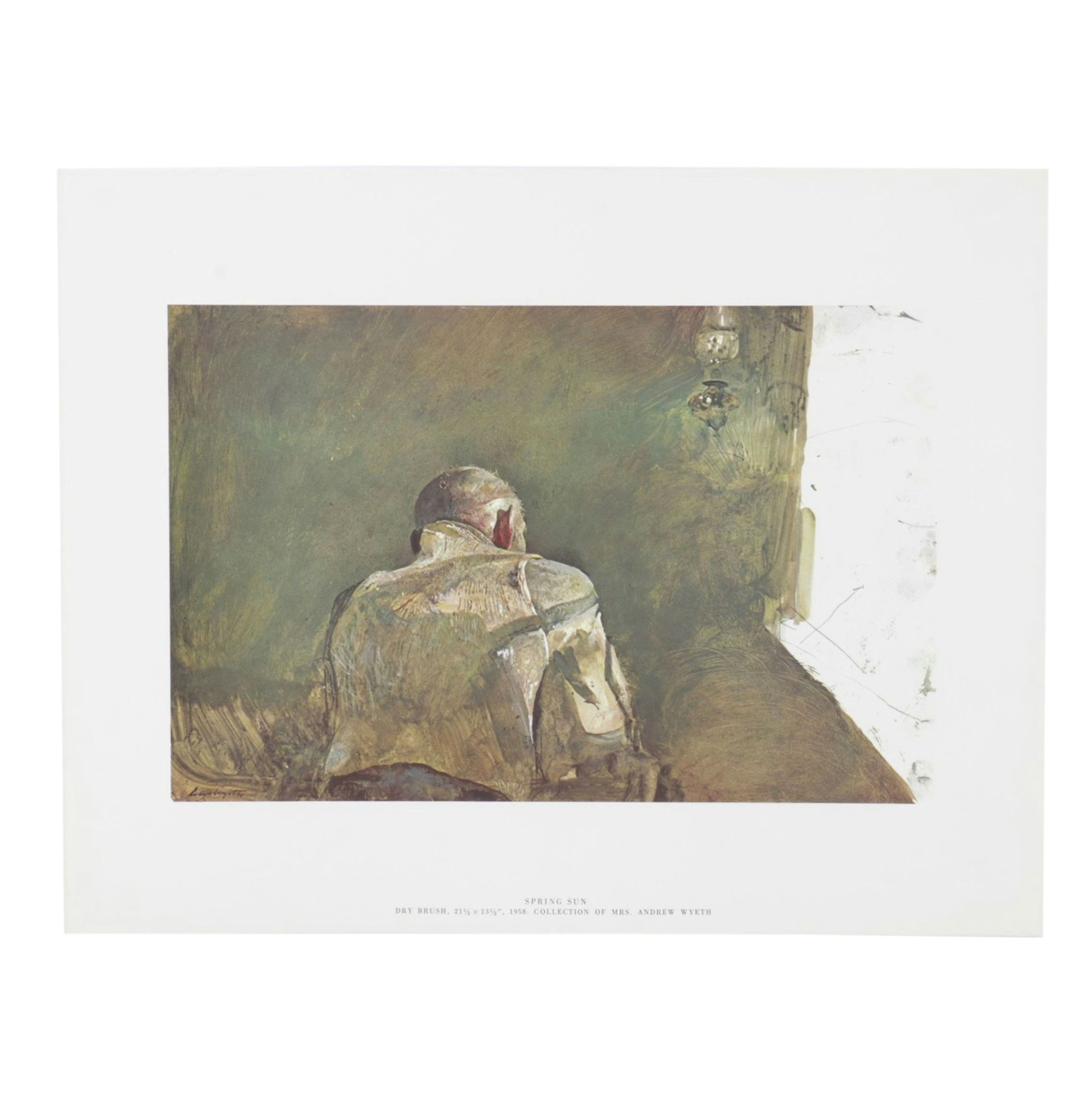 Offset Lithograph after Andrew Wyeth "Spring Sun"