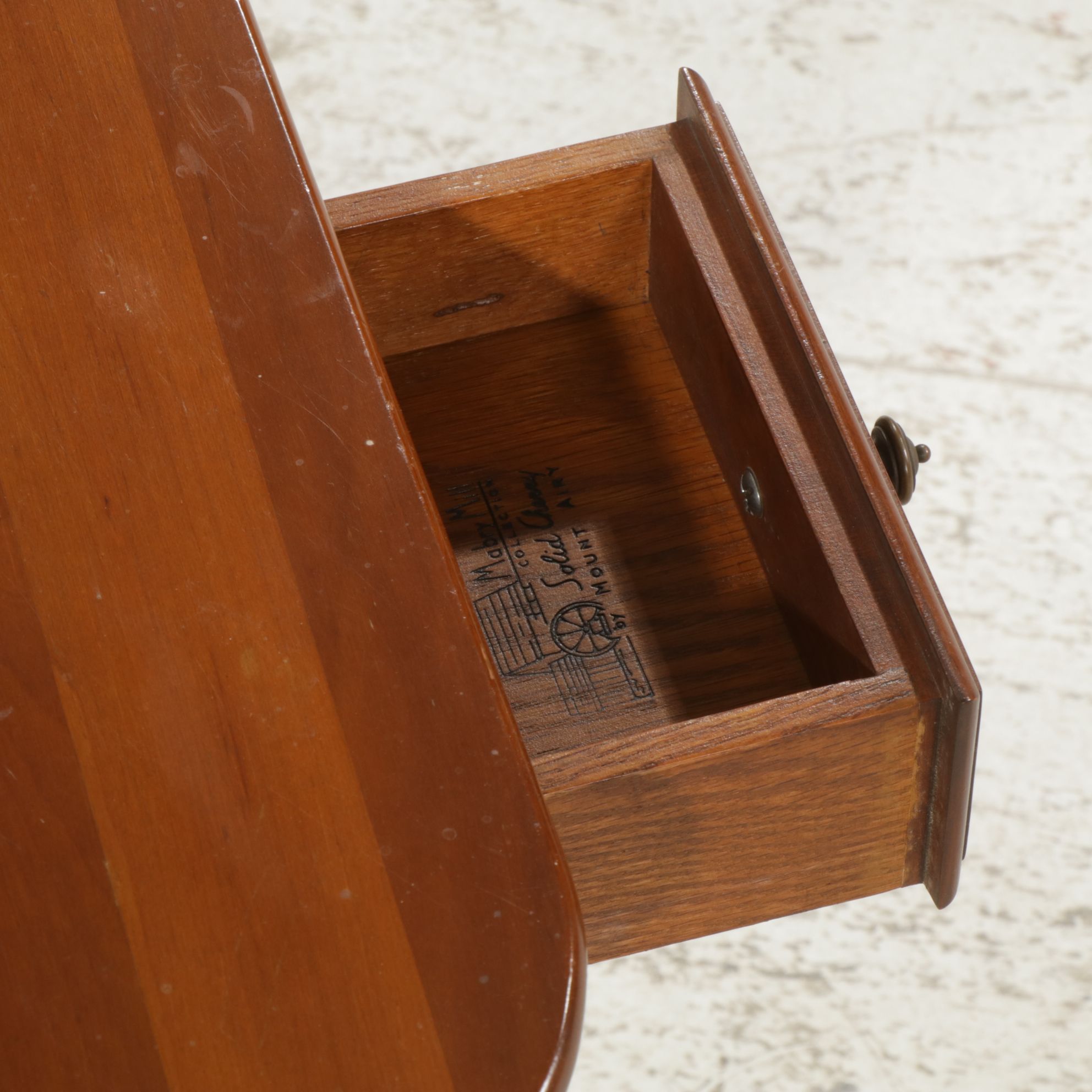 Mabry Mill Collection Colonial Revival Cherry Accent Table