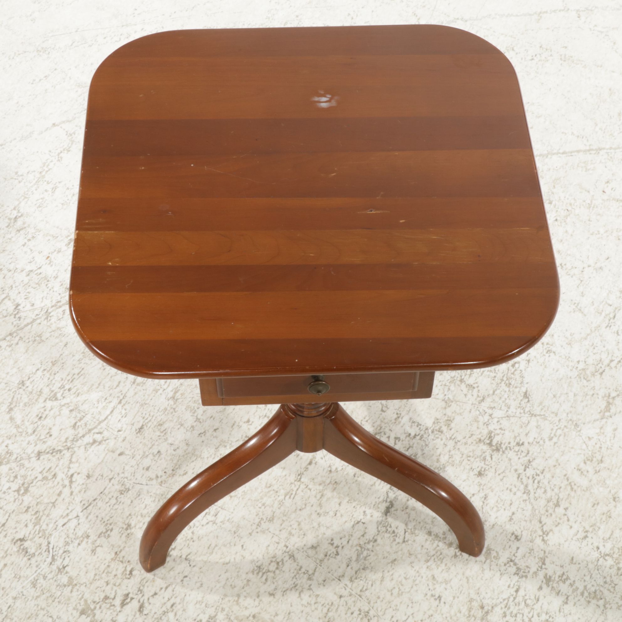 Mabry Mill Collection Colonial Revival Cherry Accent Table