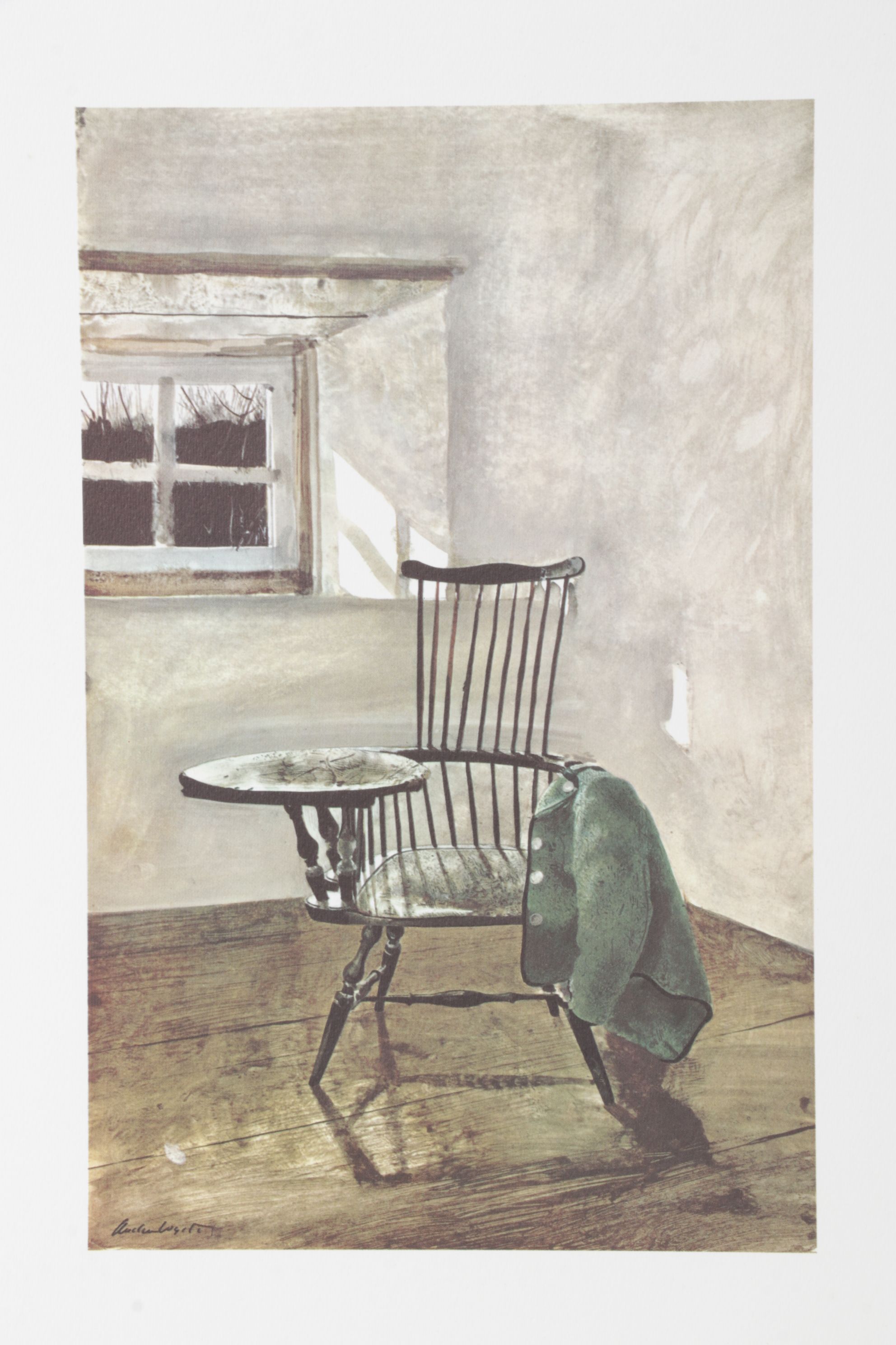 Offset Lithograph after Andrew Wyeth "Early October"