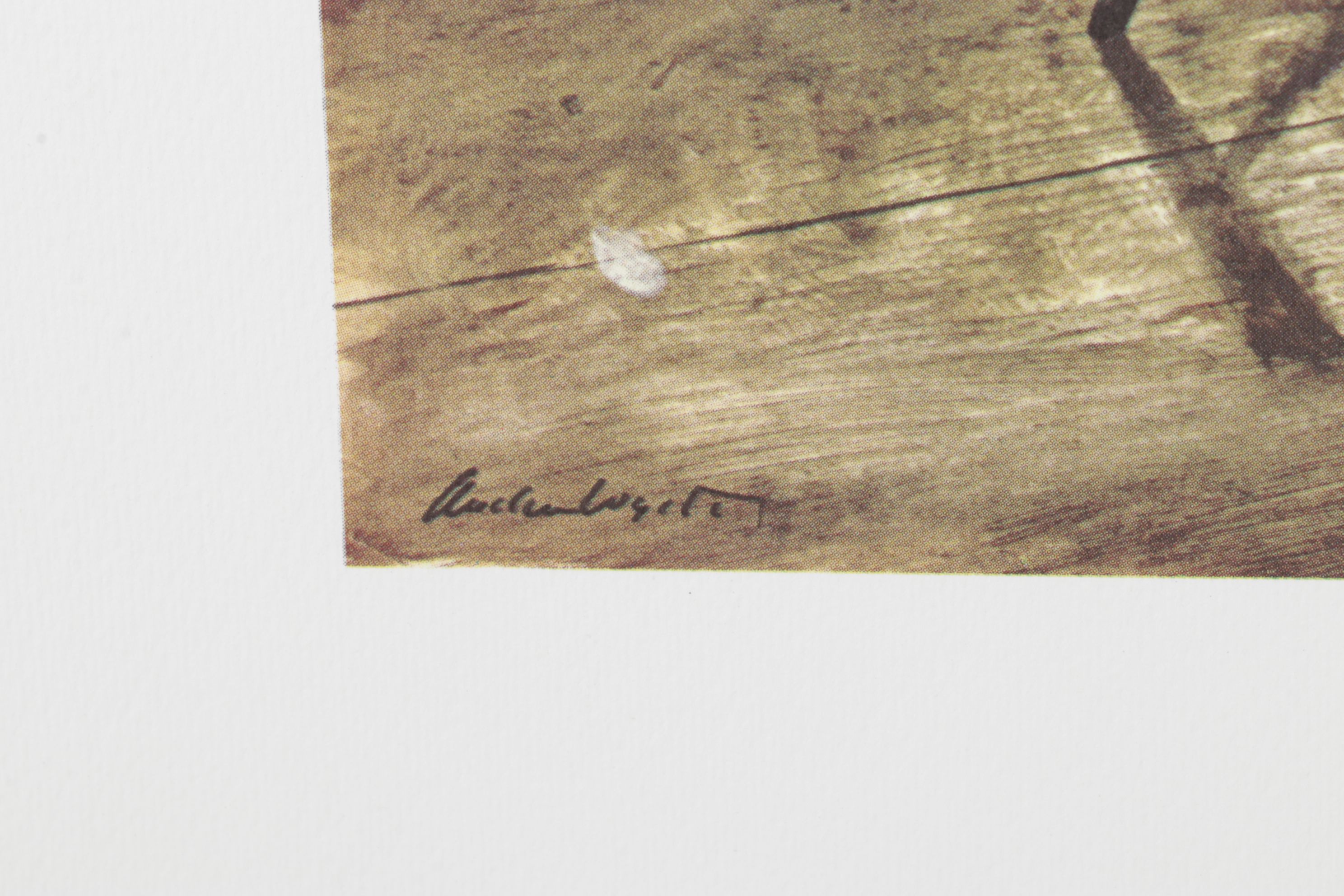 Offset Lithograph after Andrew Wyeth "Early October"