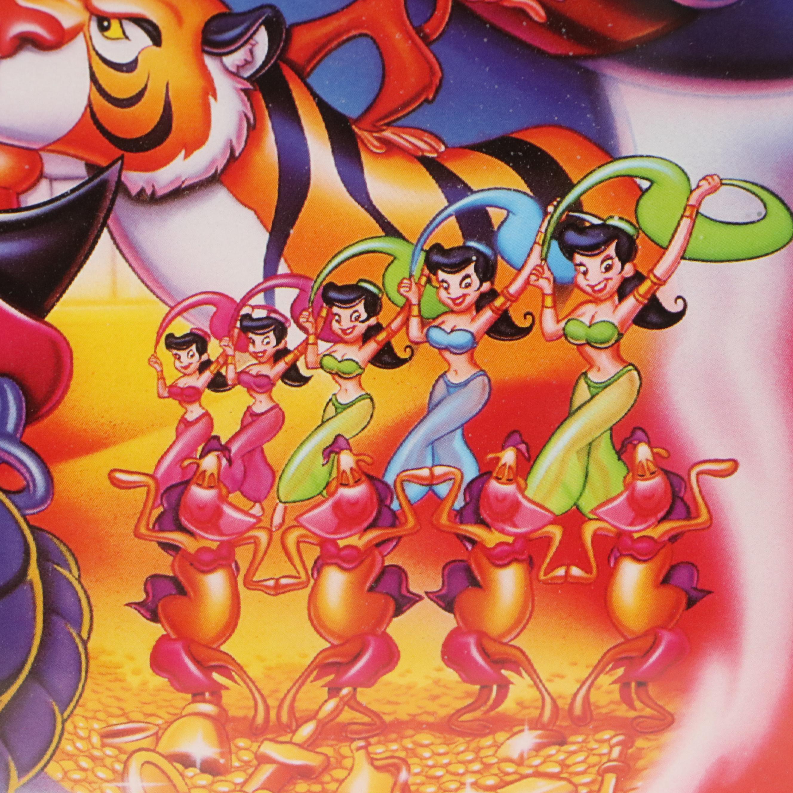 Walt Disney Offset Lithograph "Aladdin" and The Jungle Book Posters