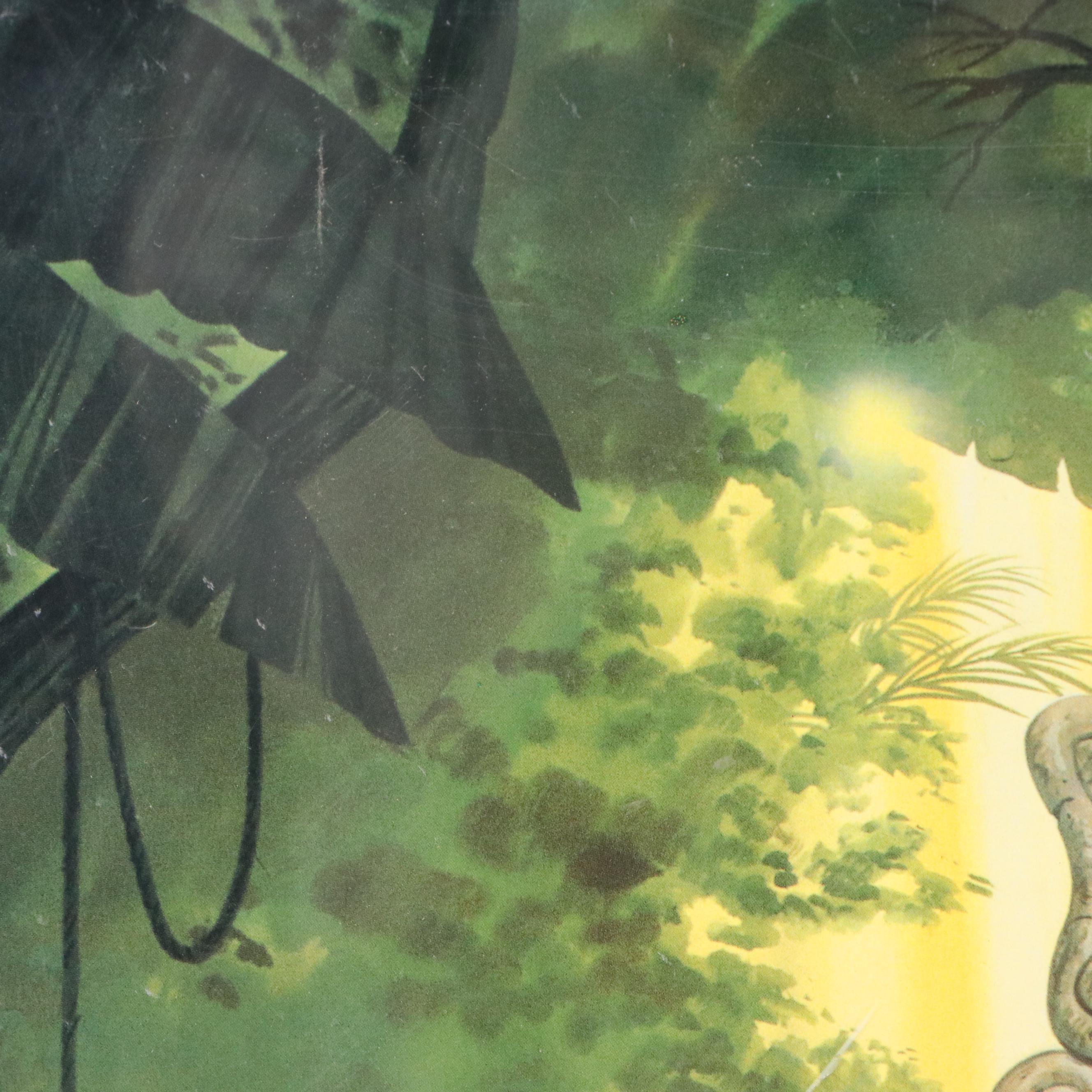 Walt Disney Offset Lithograph "Aladdin" and The Jungle Book Posters