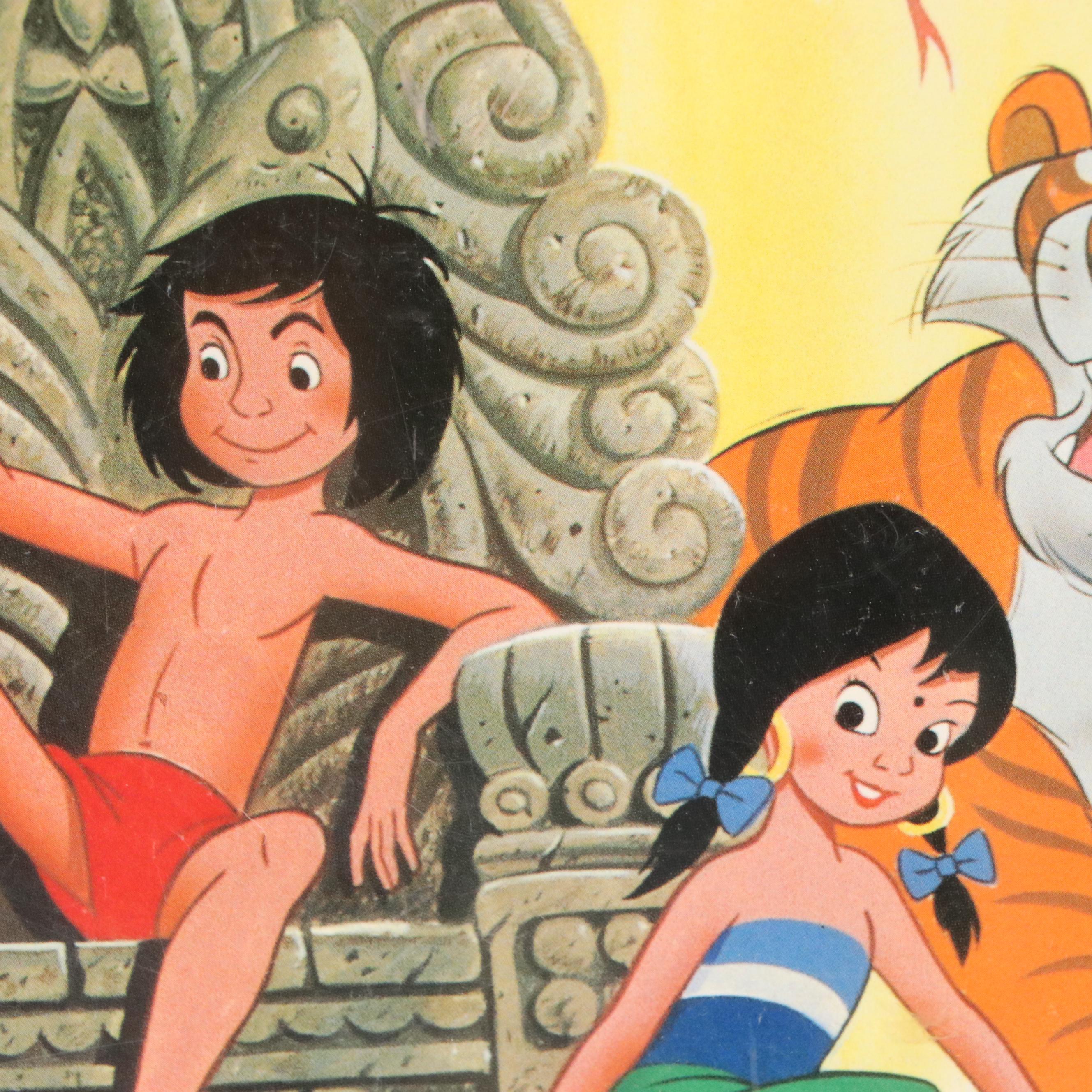 Walt Disney Offset Lithograph "Aladdin" and The Jungle Book Posters