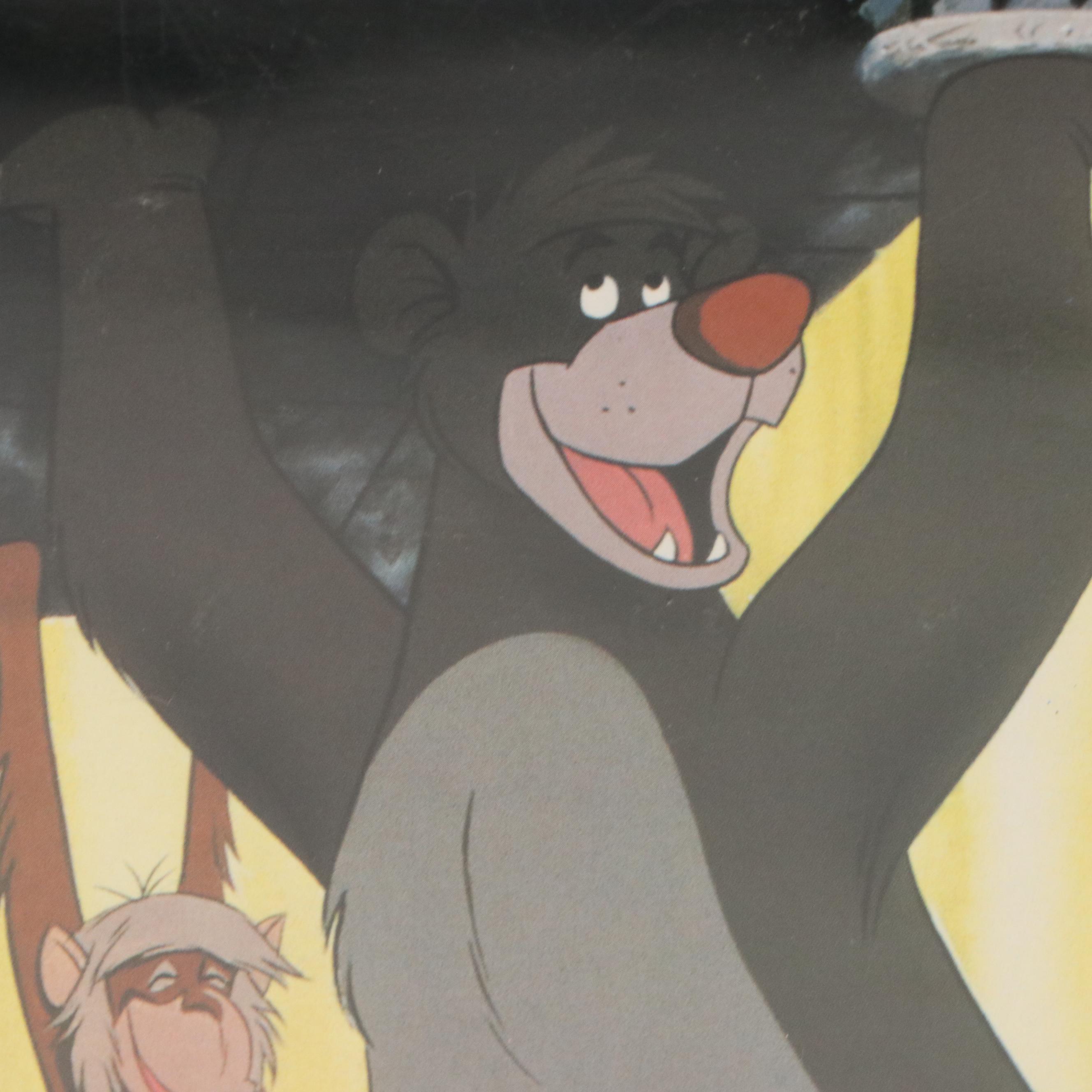 Walt Disney Offset Lithograph "Aladdin" and The Jungle Book Posters