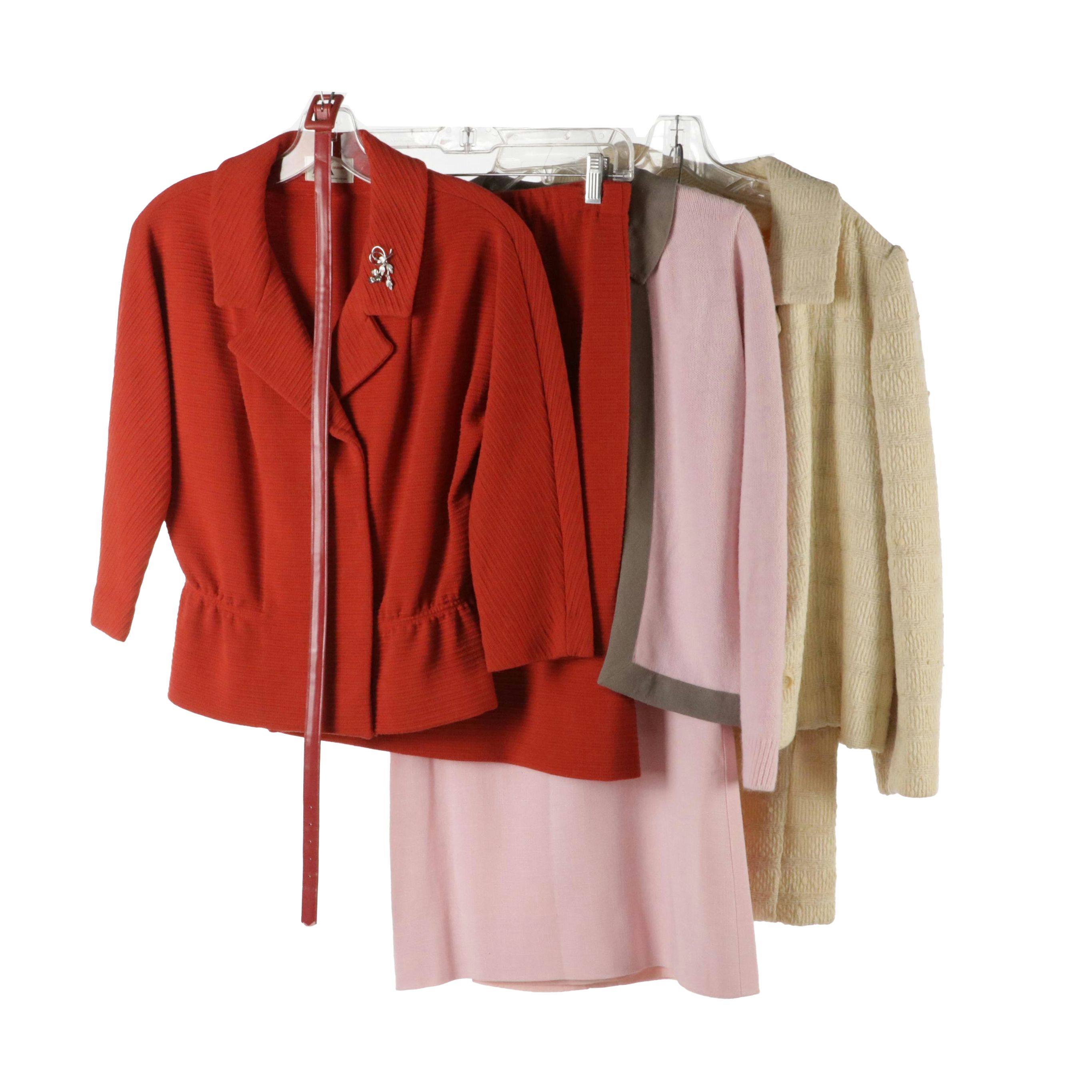 Adele Martin Vintage Mini Dress Set, R&K Originals and G. Fox & Co. Skirt Suits