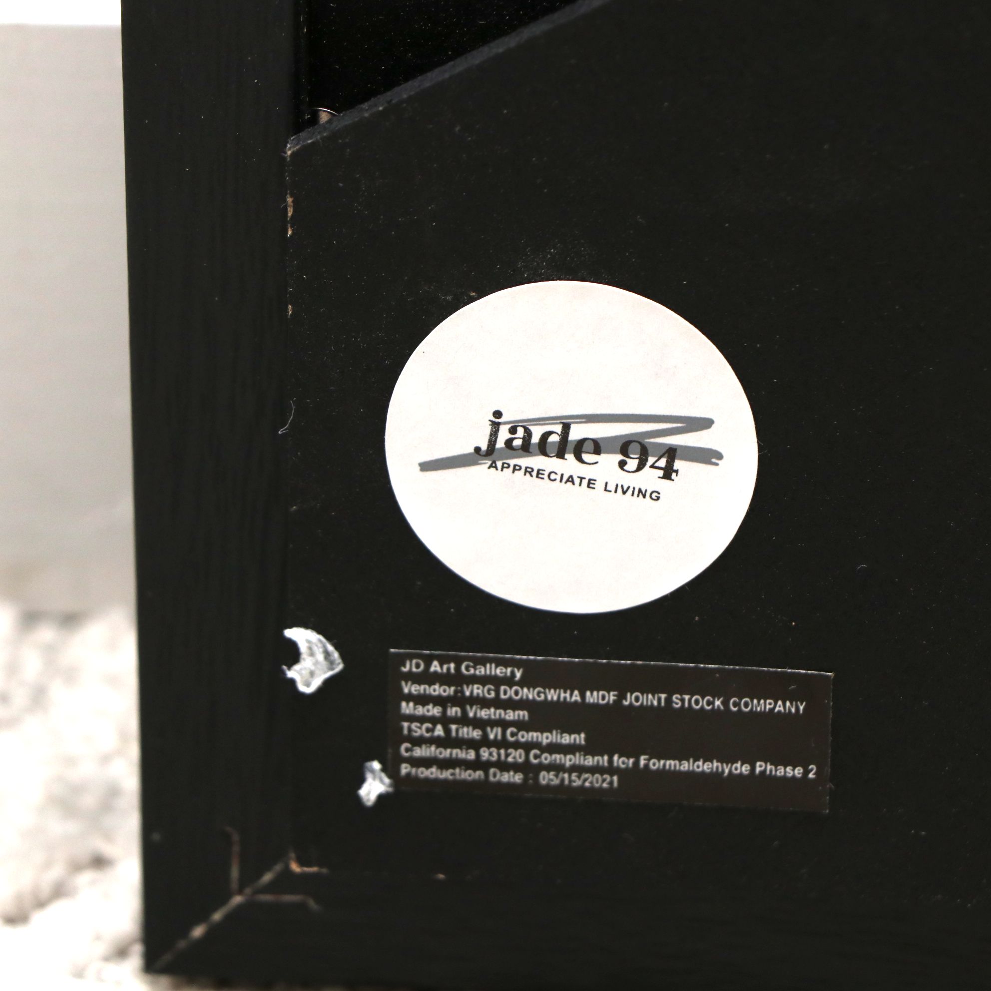 Jade 94 Contemporary Black Wood Picture Frames