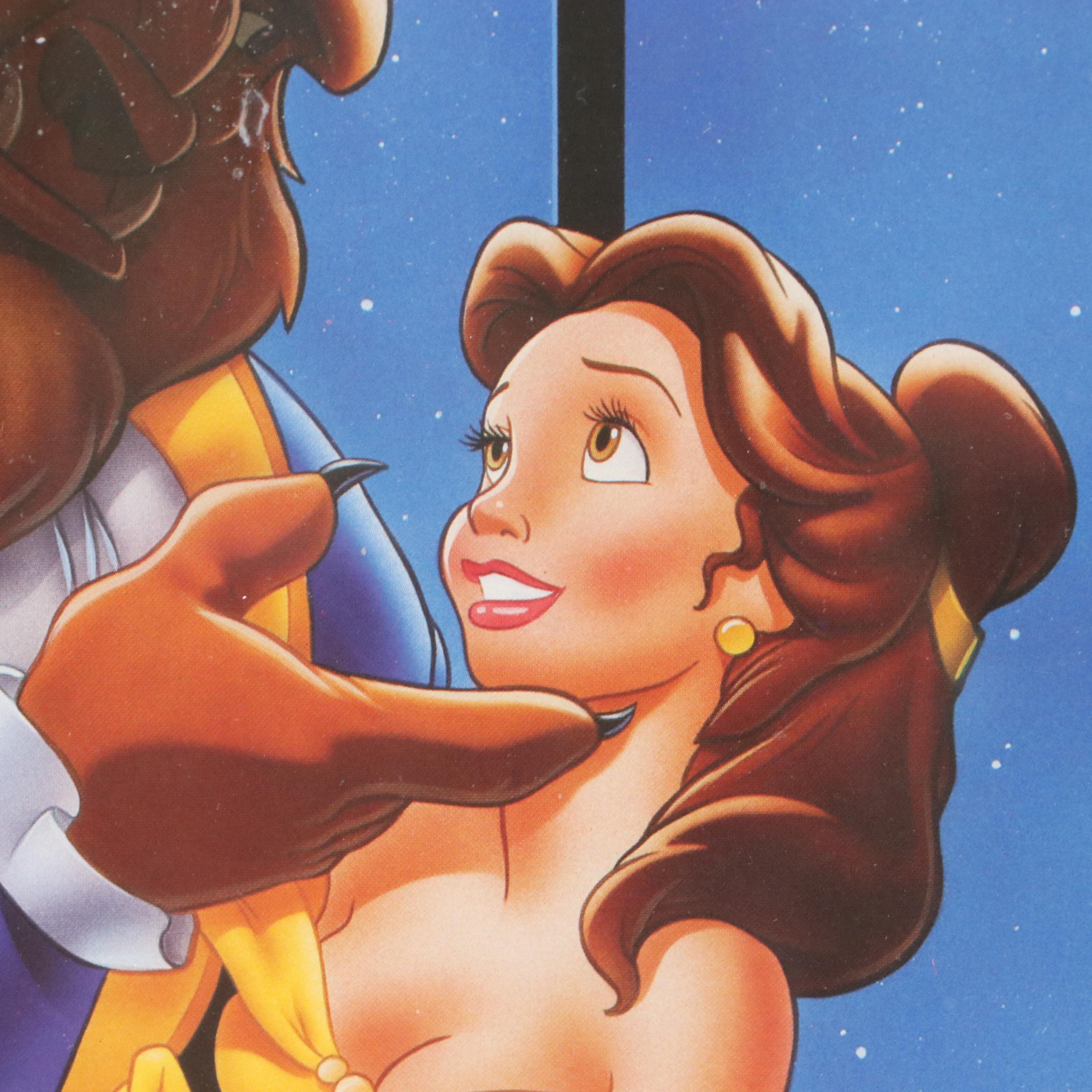 Offset Lithographs "Beauty and the Beast" and "Snow White and the Seven Dwarfs"