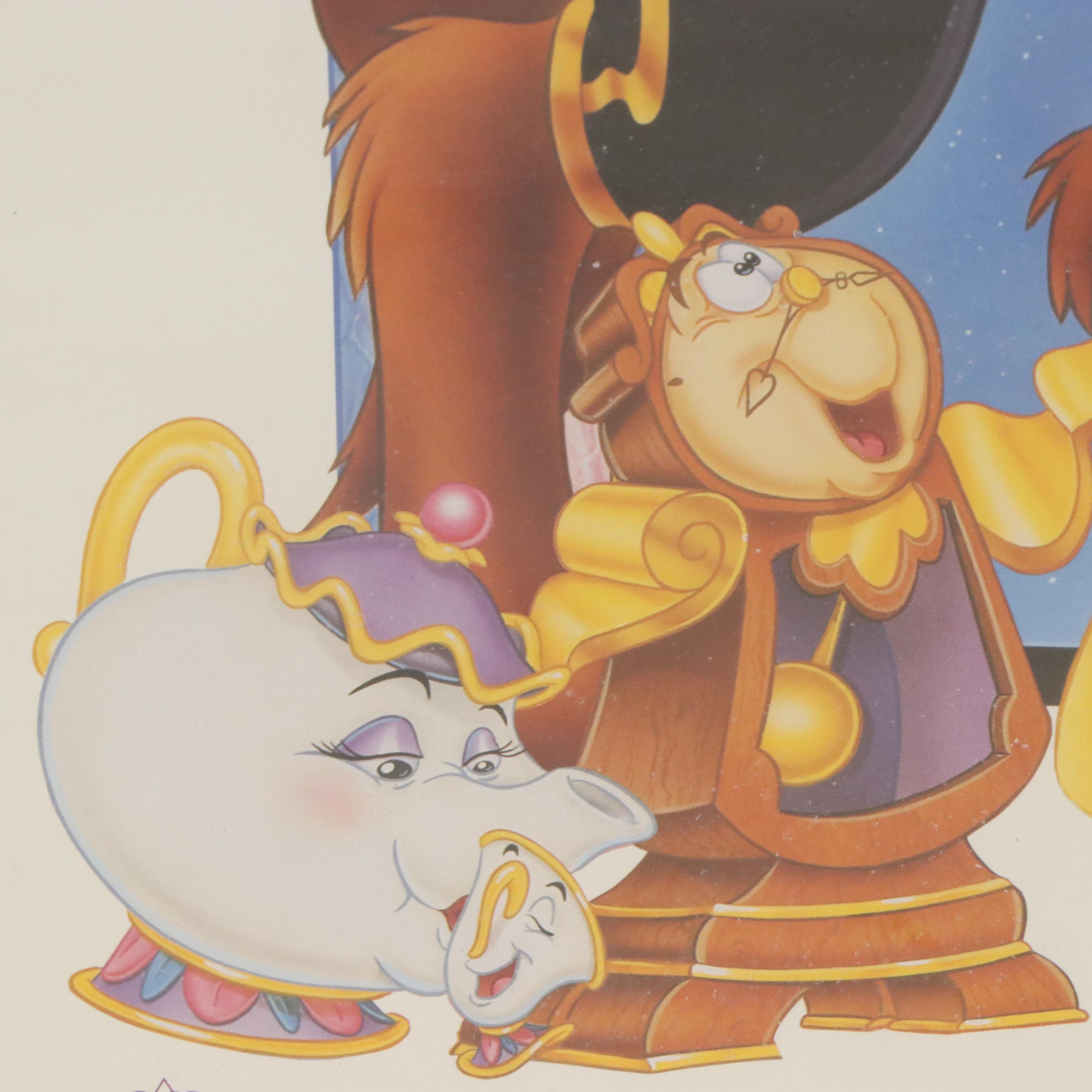 Offset Lithographs "Beauty and the Beast" and "Snow White and the Seven Dwarfs"