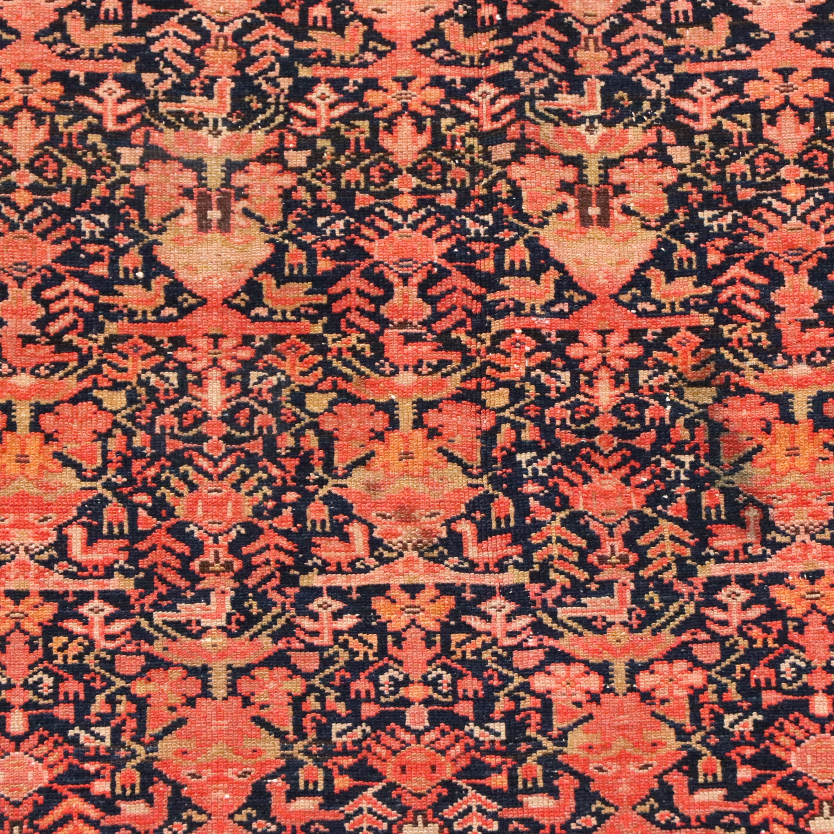 3'10 x 7'3 Hand-Knotted Persian Afshar Area Rug