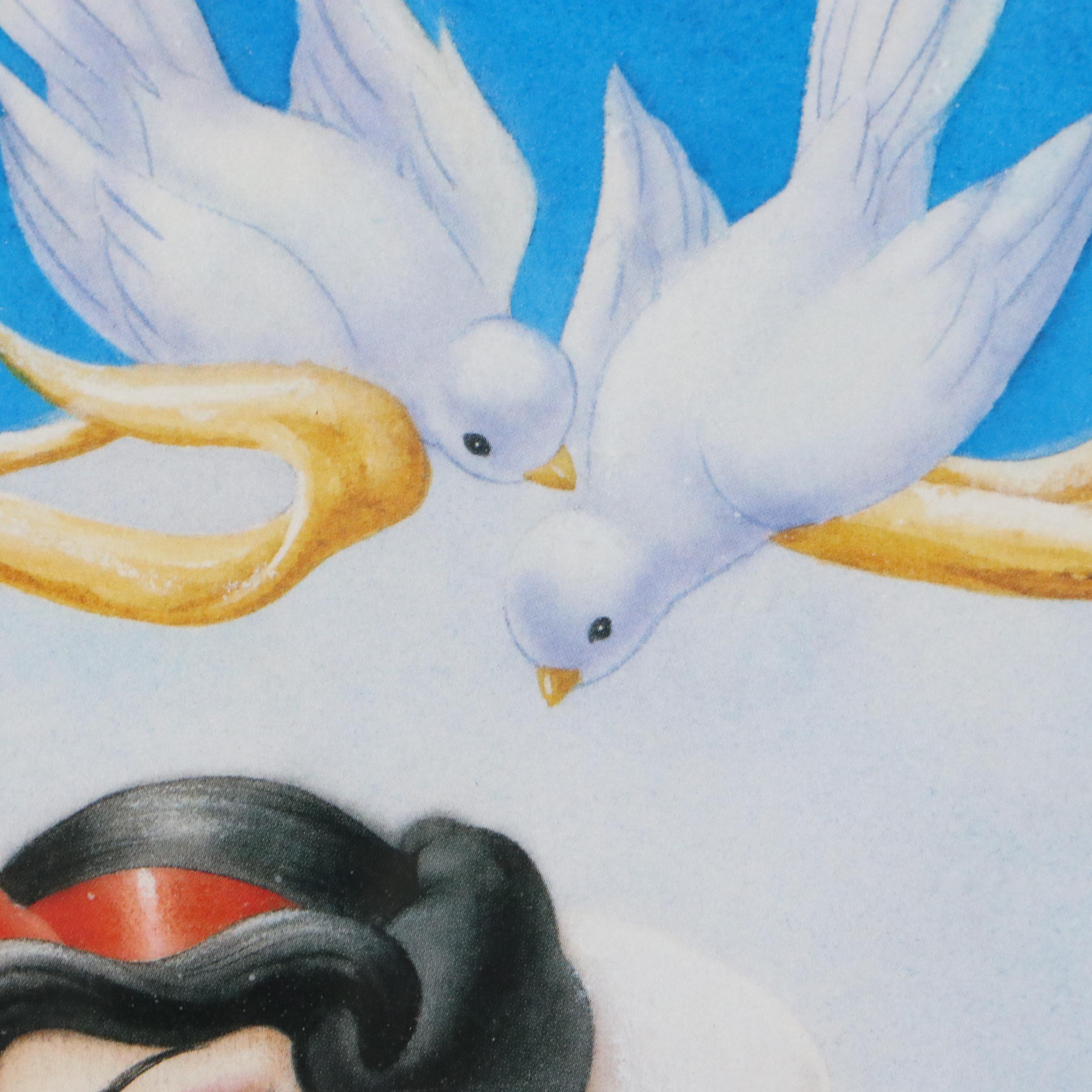 Offset Lithographs "Beauty and the Beast" and "Snow White and the Seven Dwarfs"