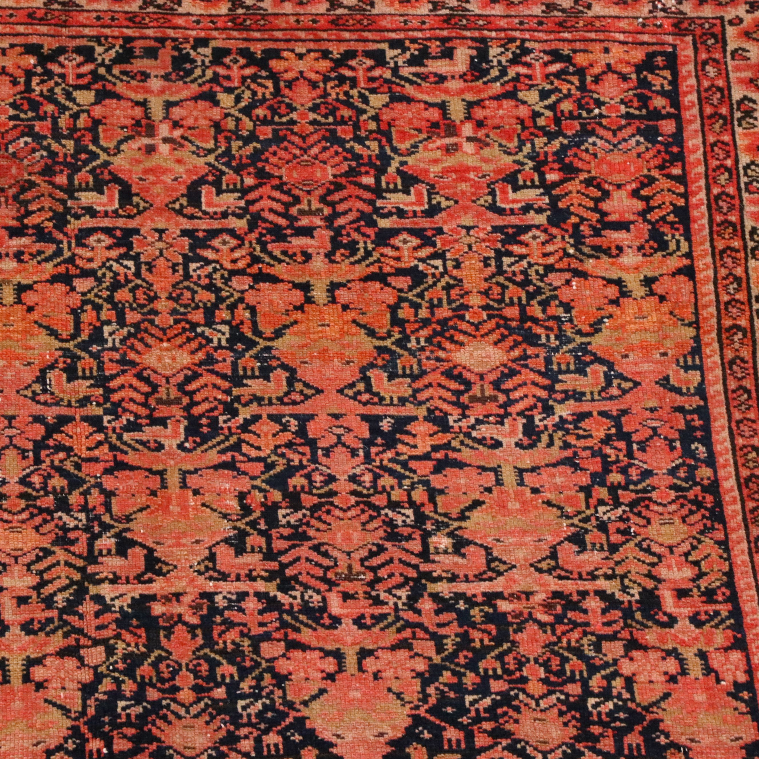 3'10 x 7'3 Hand-Knotted Persian Afshar Area Rug
