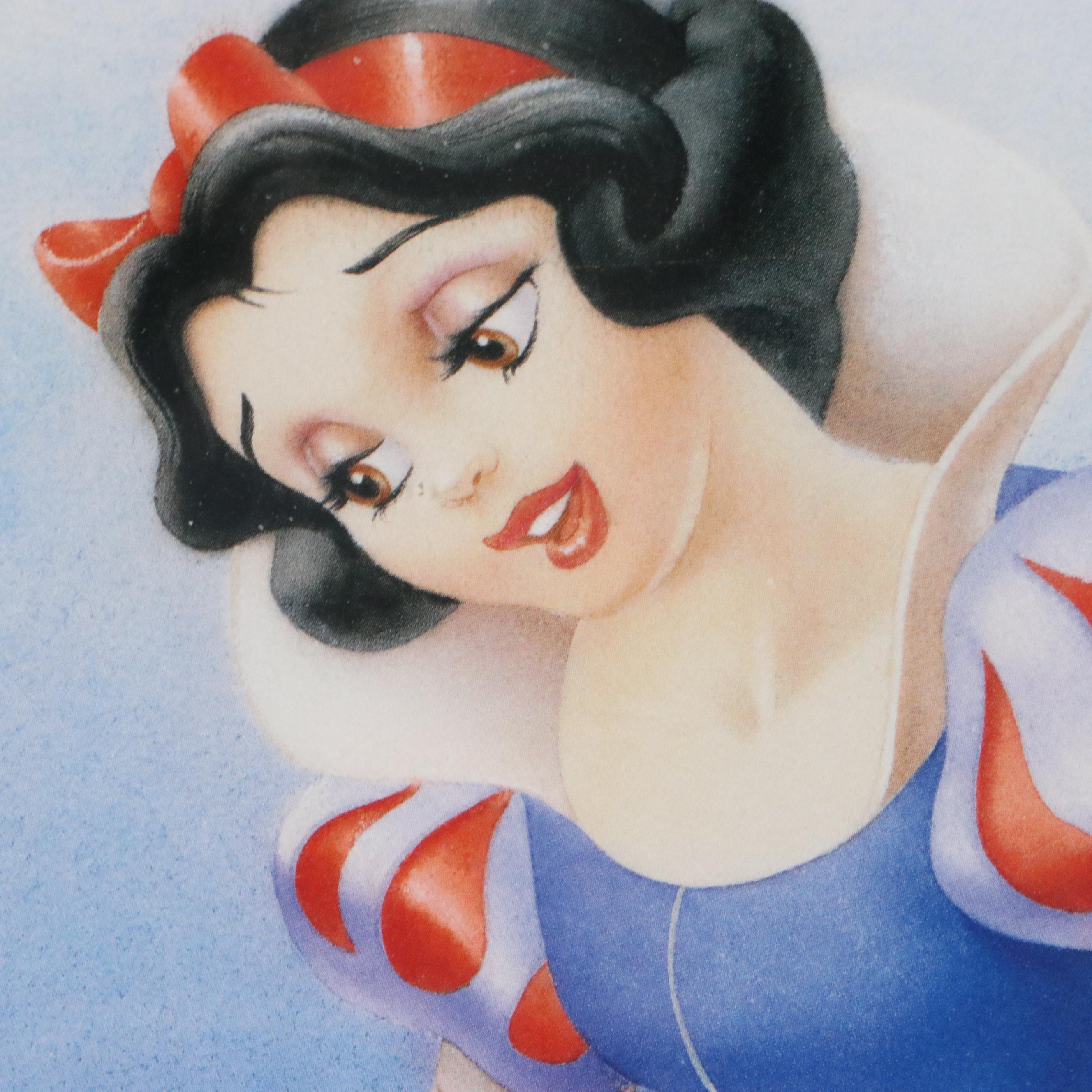 Offset Lithographs "Beauty and the Beast" and "Snow White and the Seven Dwarfs"