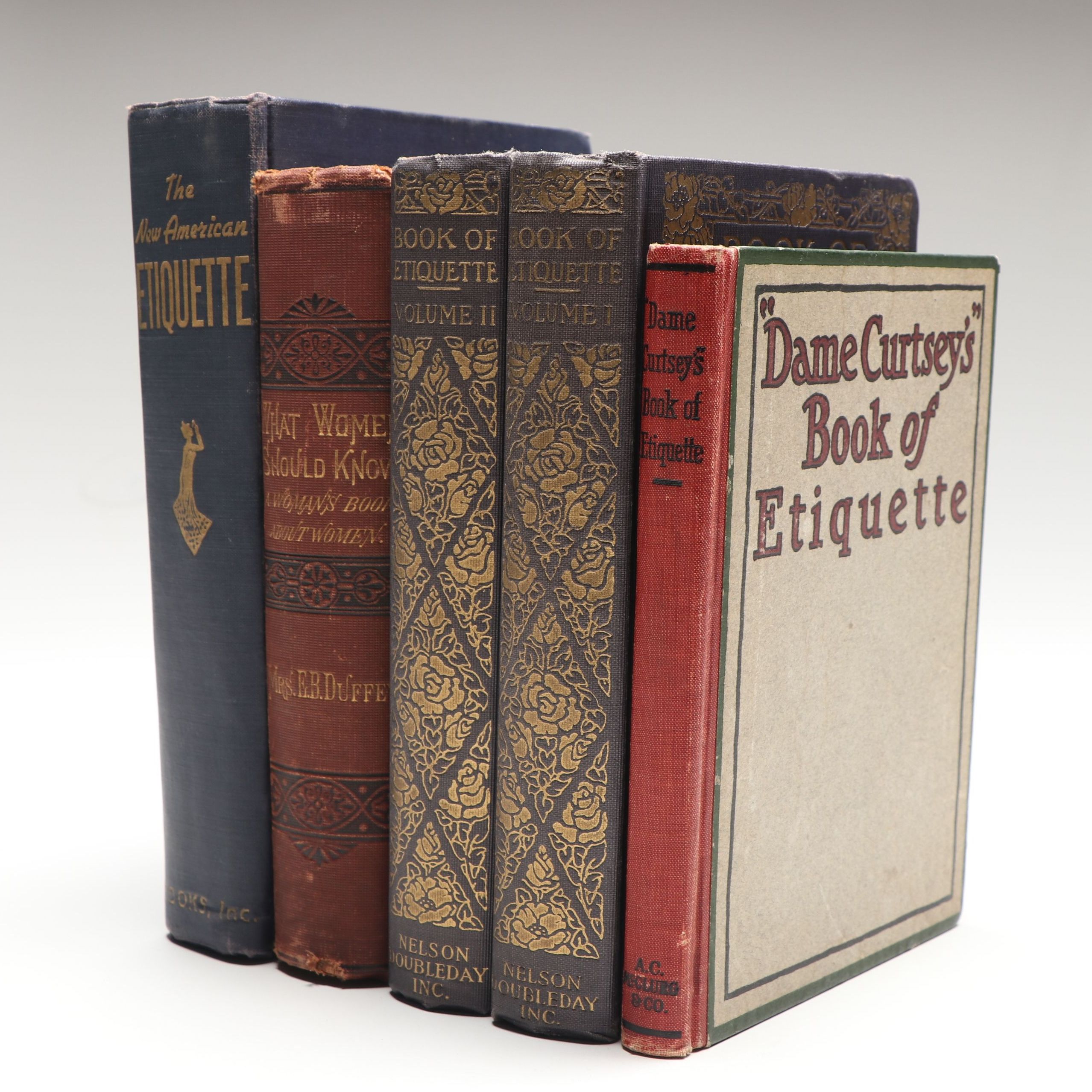 "Book of Etiquette," "The New American Etiquette," and More Etiquette Books