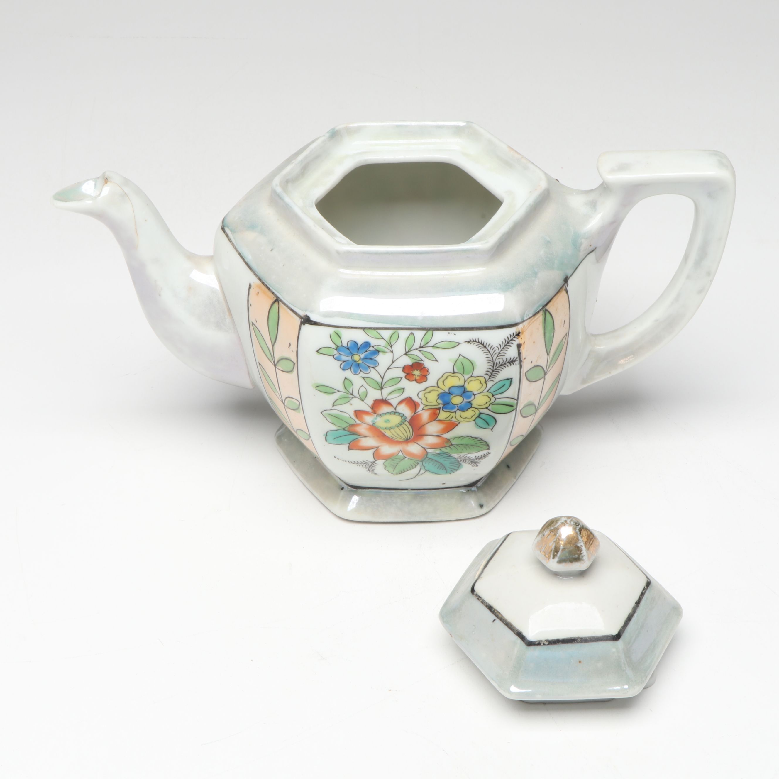 Laurel Burch for Ganz "Tea for One" and Other Ceramic Teapots