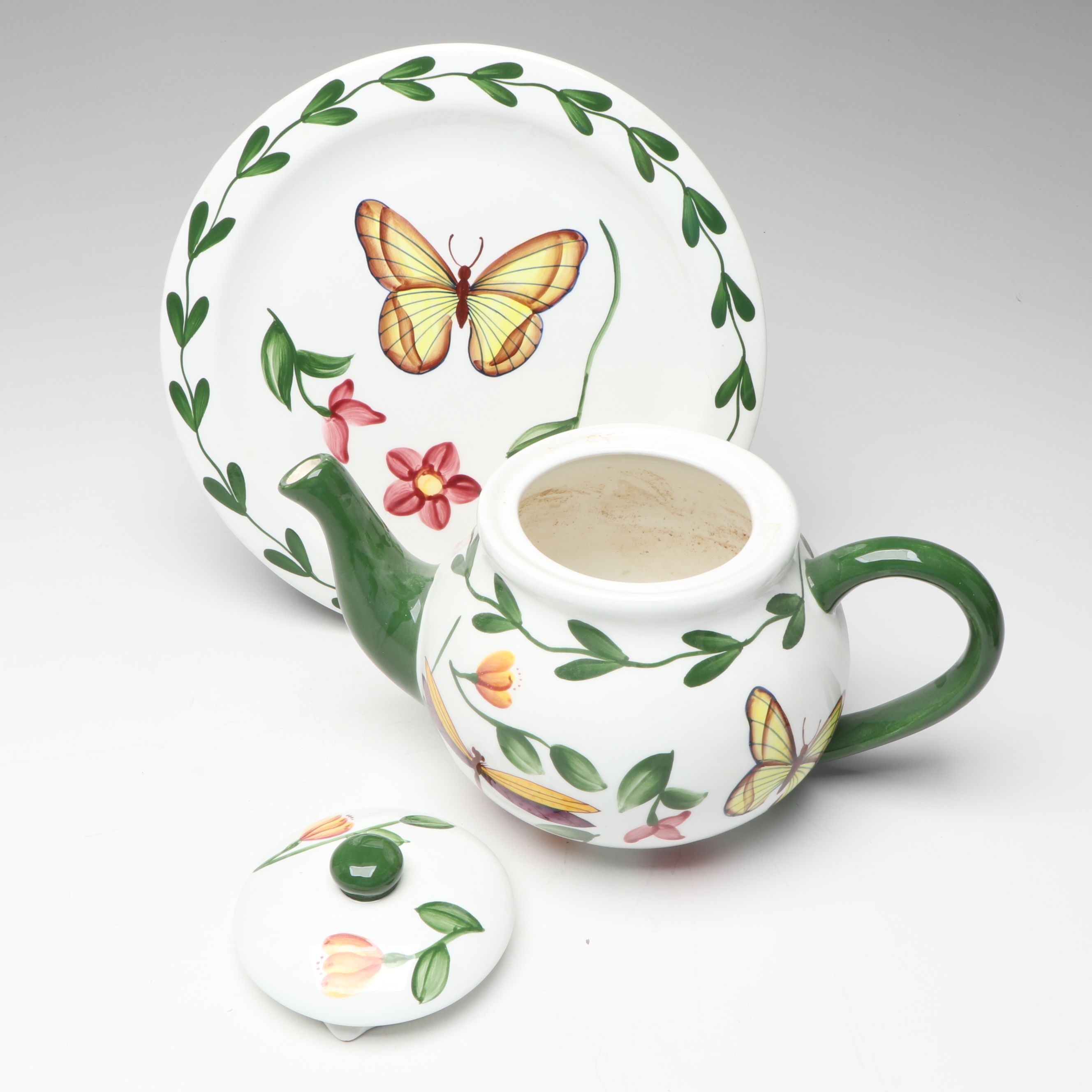 Laurel Burch for Ganz "Tea for One" and Other Ceramic Teapots