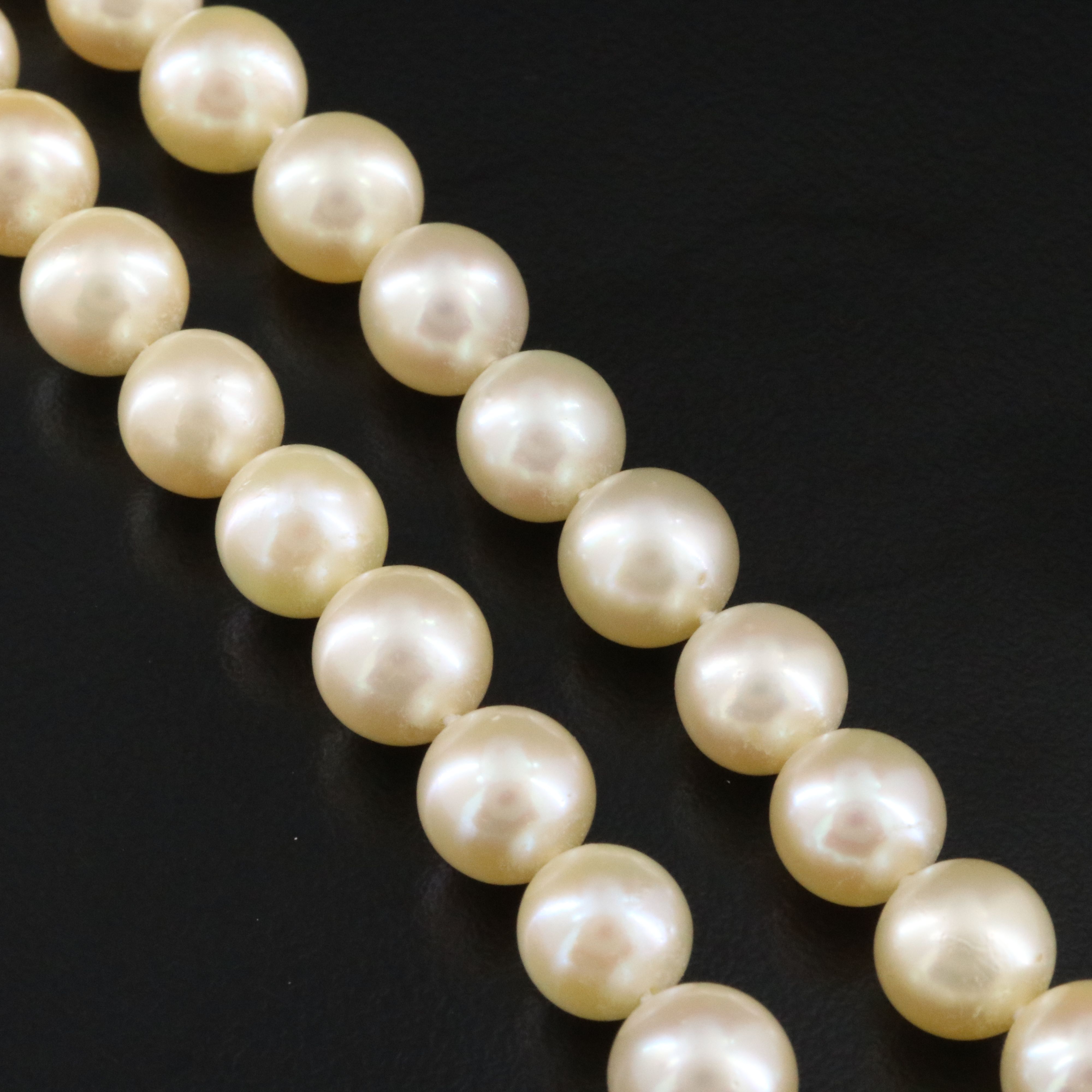 Pearl Necklace with 14K Clasp