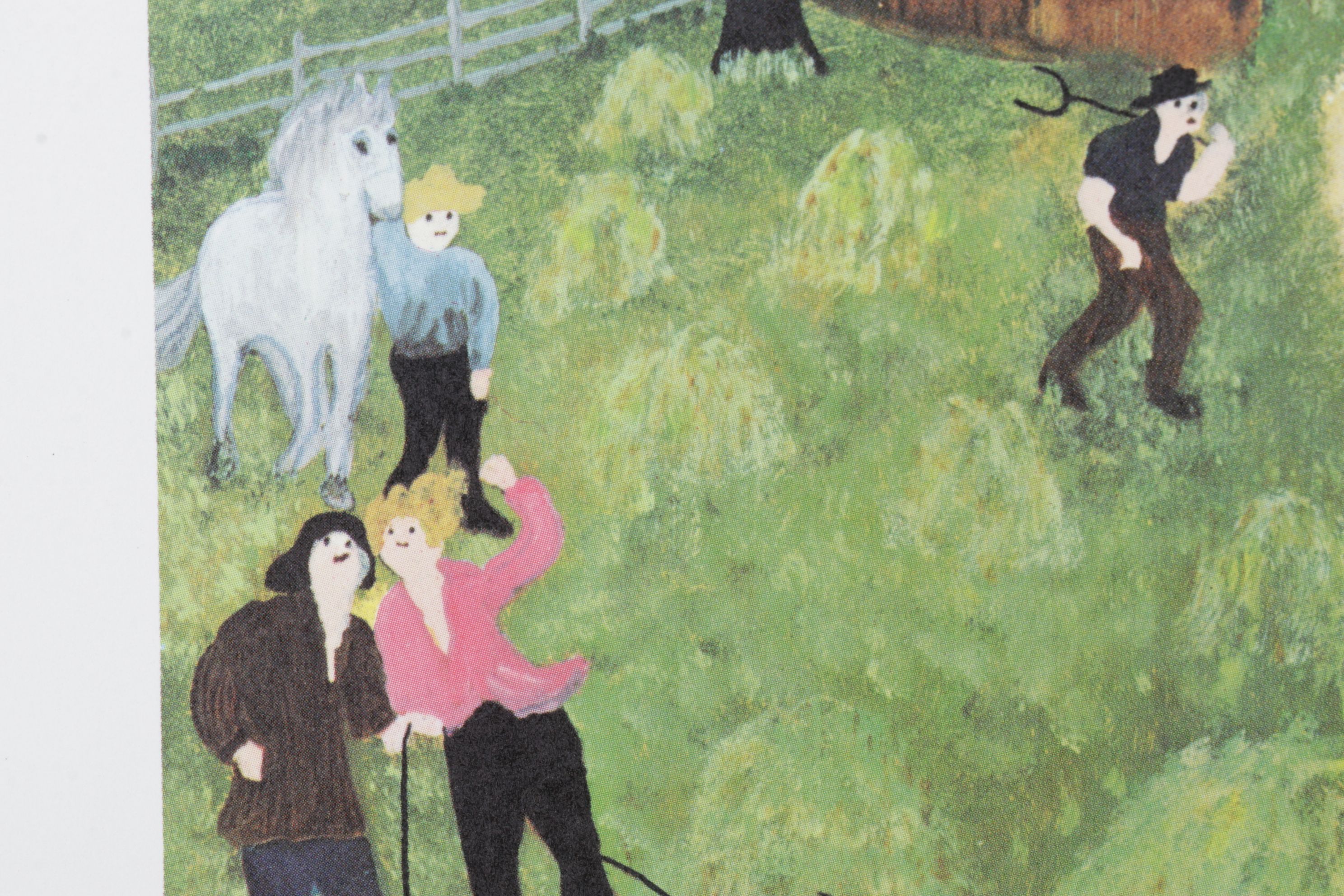 Grandma Moses Offset Ligthograph "Thunderstorm," 1951