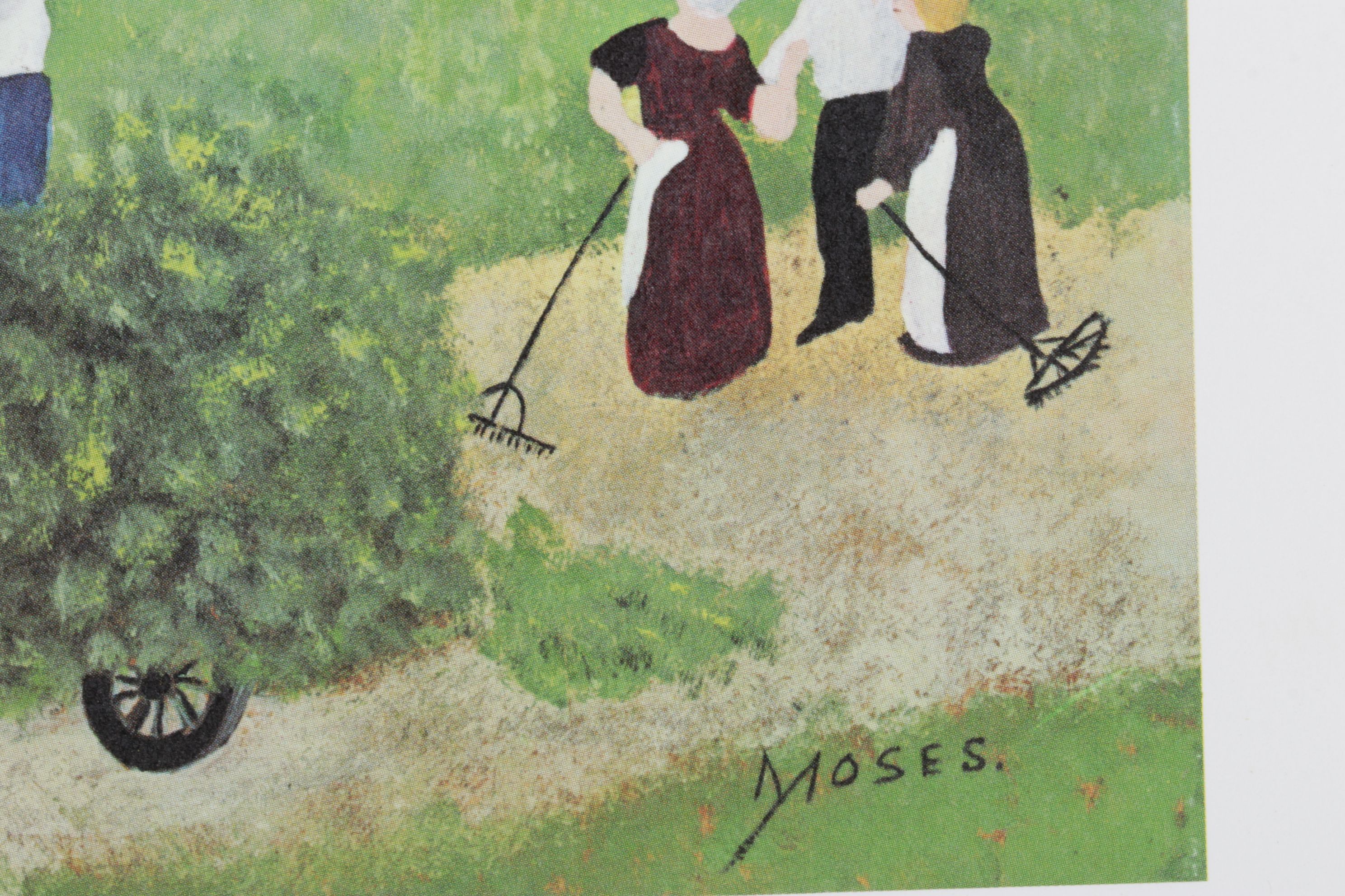 Grandma Moses Offset Ligthograph "Thunderstorm," 1951