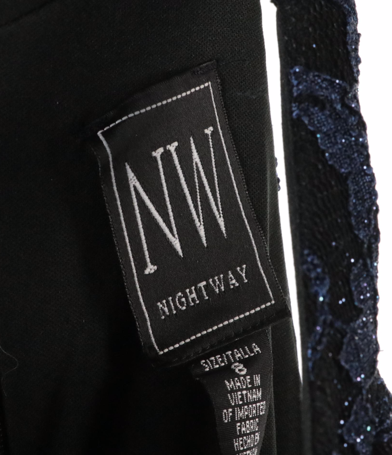 Nightway Glittery Lace Mini Dress, Jovani Navy Draped Evening Dress, Other Dress