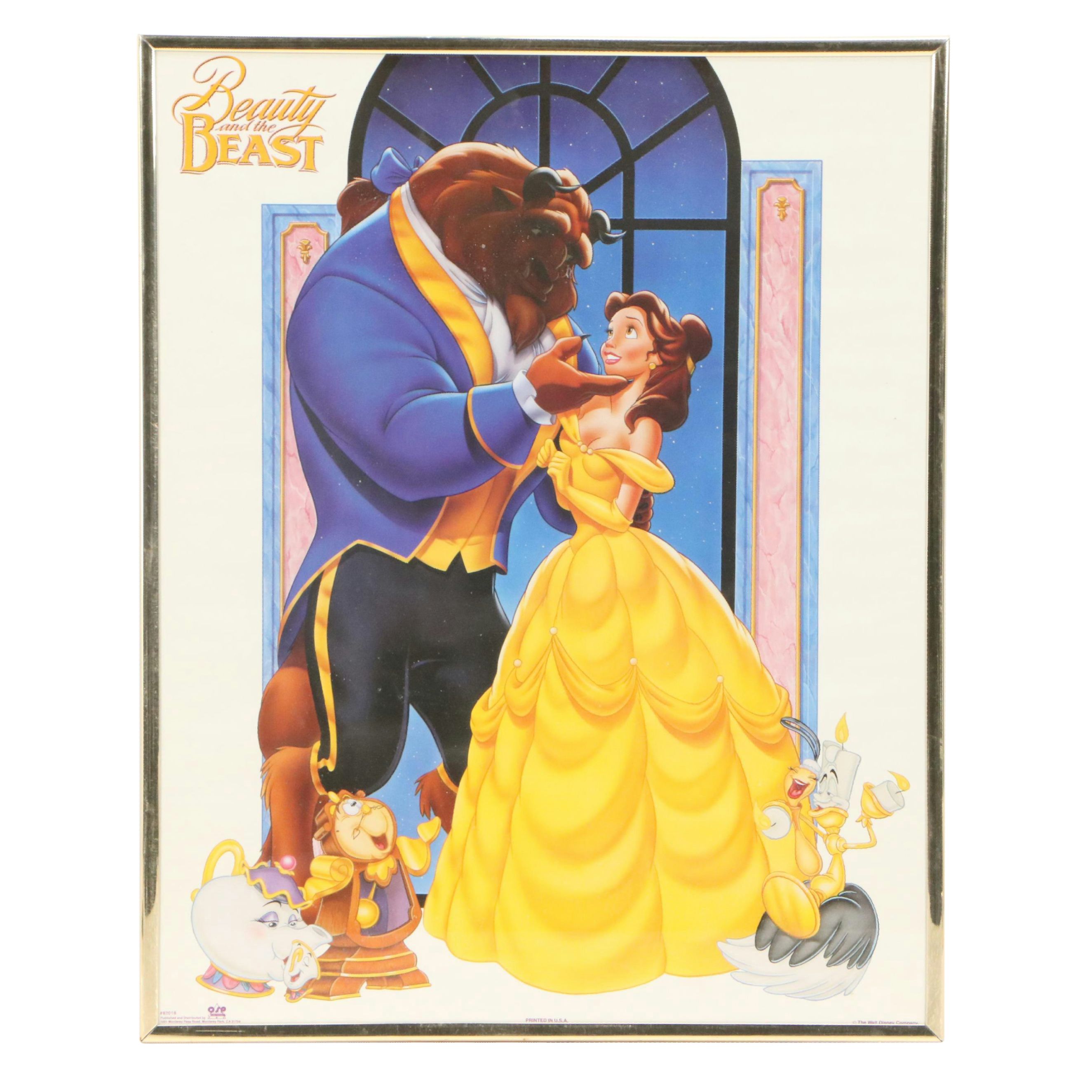 Offset Lithographs "Beauty and the Beast" and "Snow White and the Seven Dwarfs"