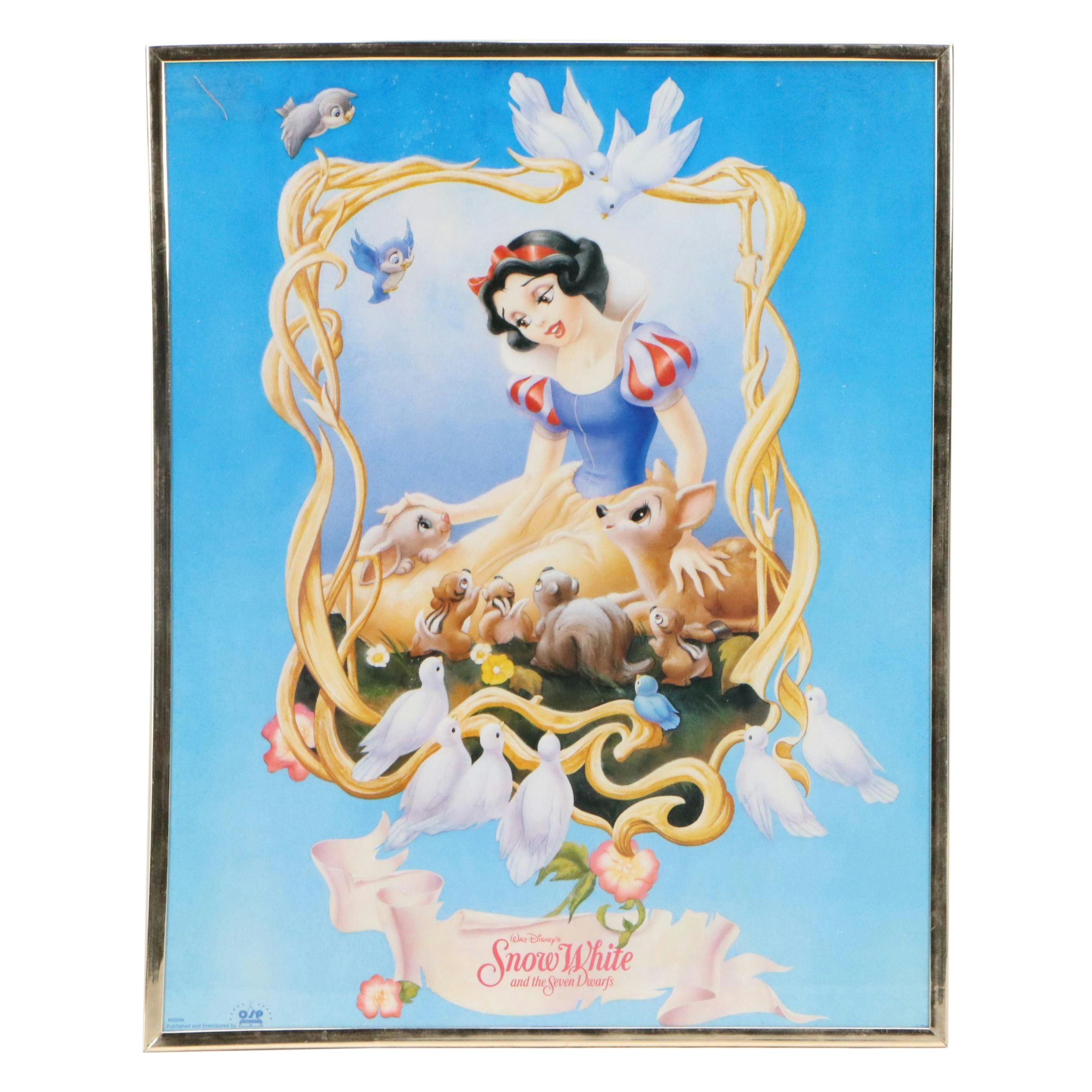 Offset Lithographs "Beauty and the Beast" and "Snow White and the Seven Dwarfs"