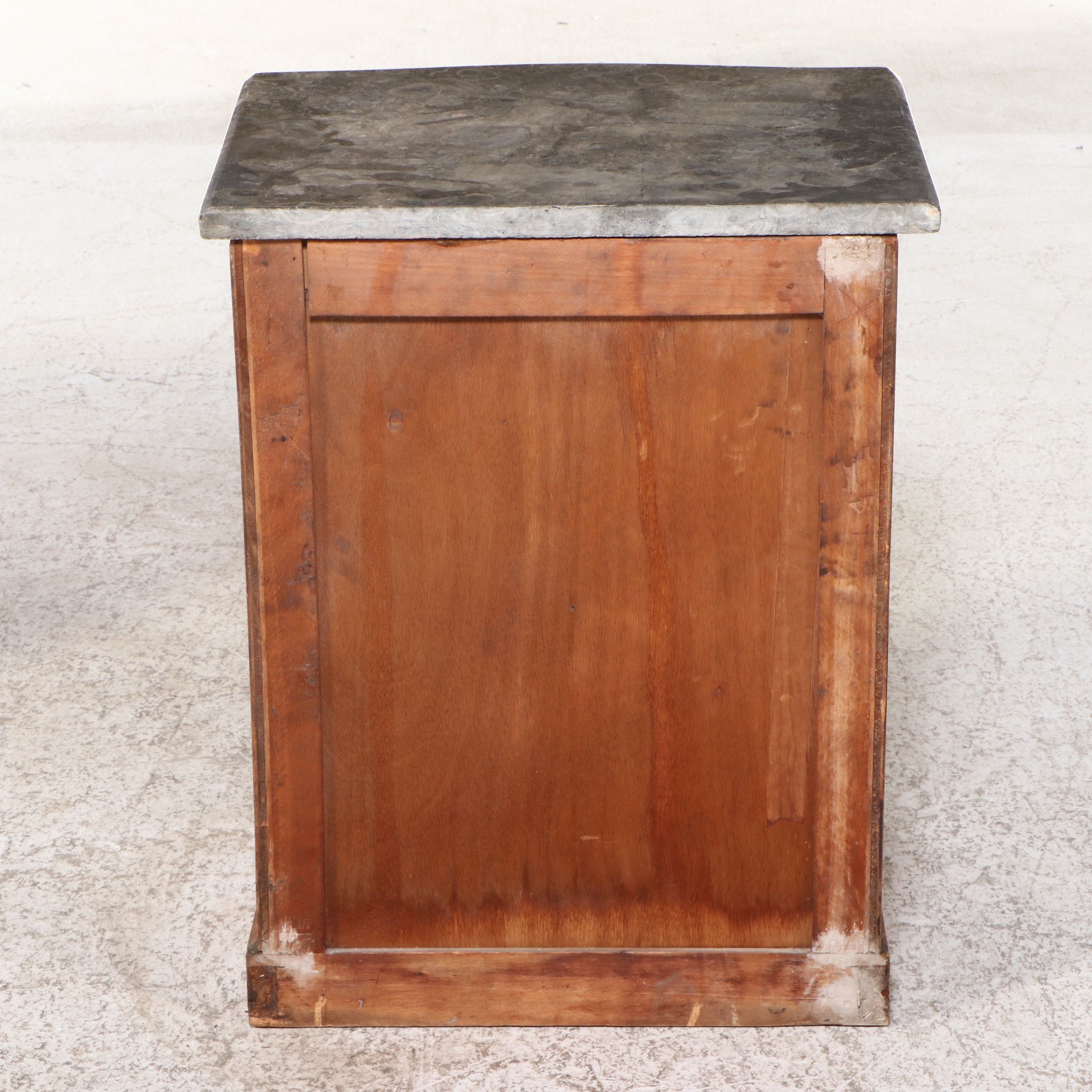 Pair of Antique Burl Wood Nightstands