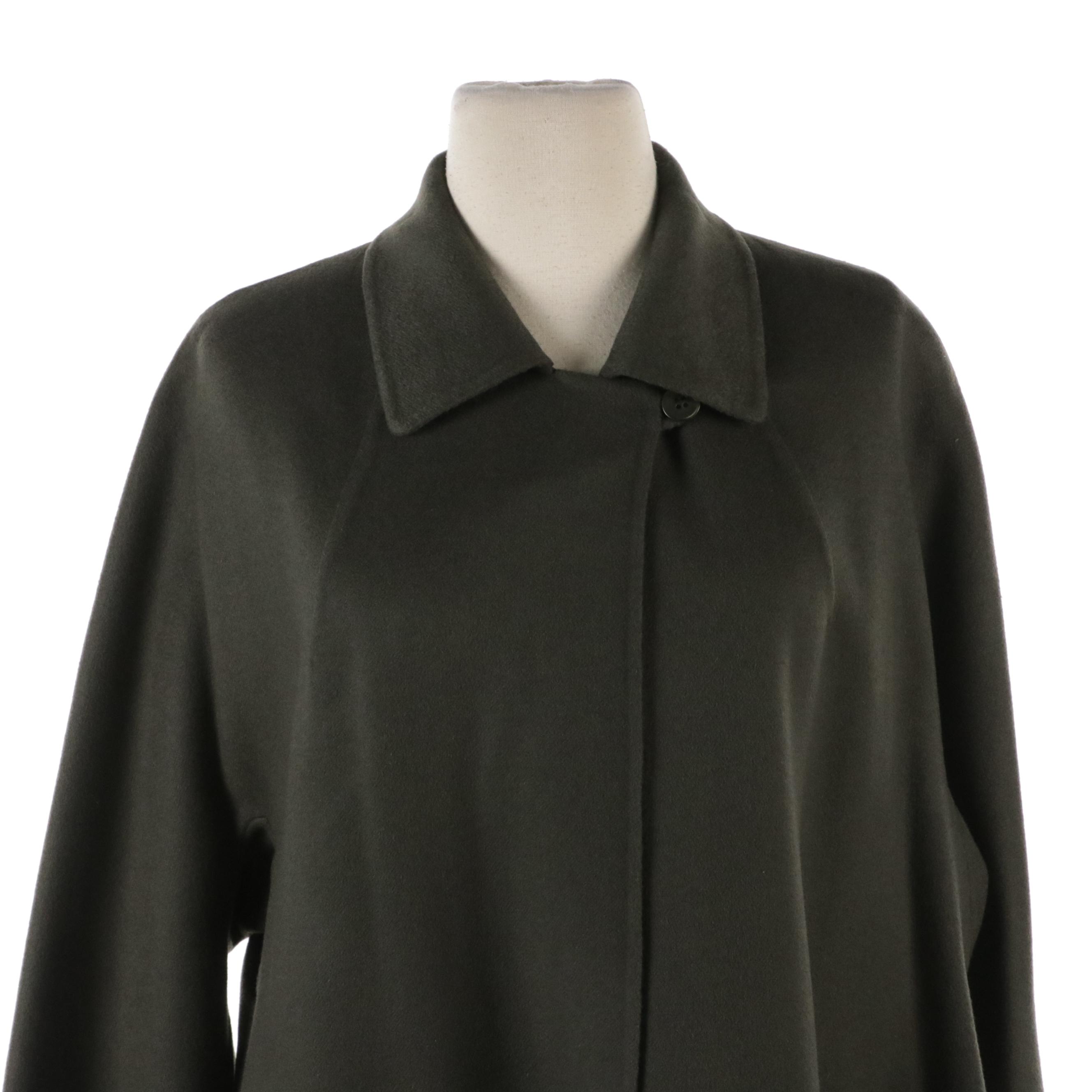 Donna Karan New York Cashmere Coat and Turtleneck Sweater with Flat-Front Pants