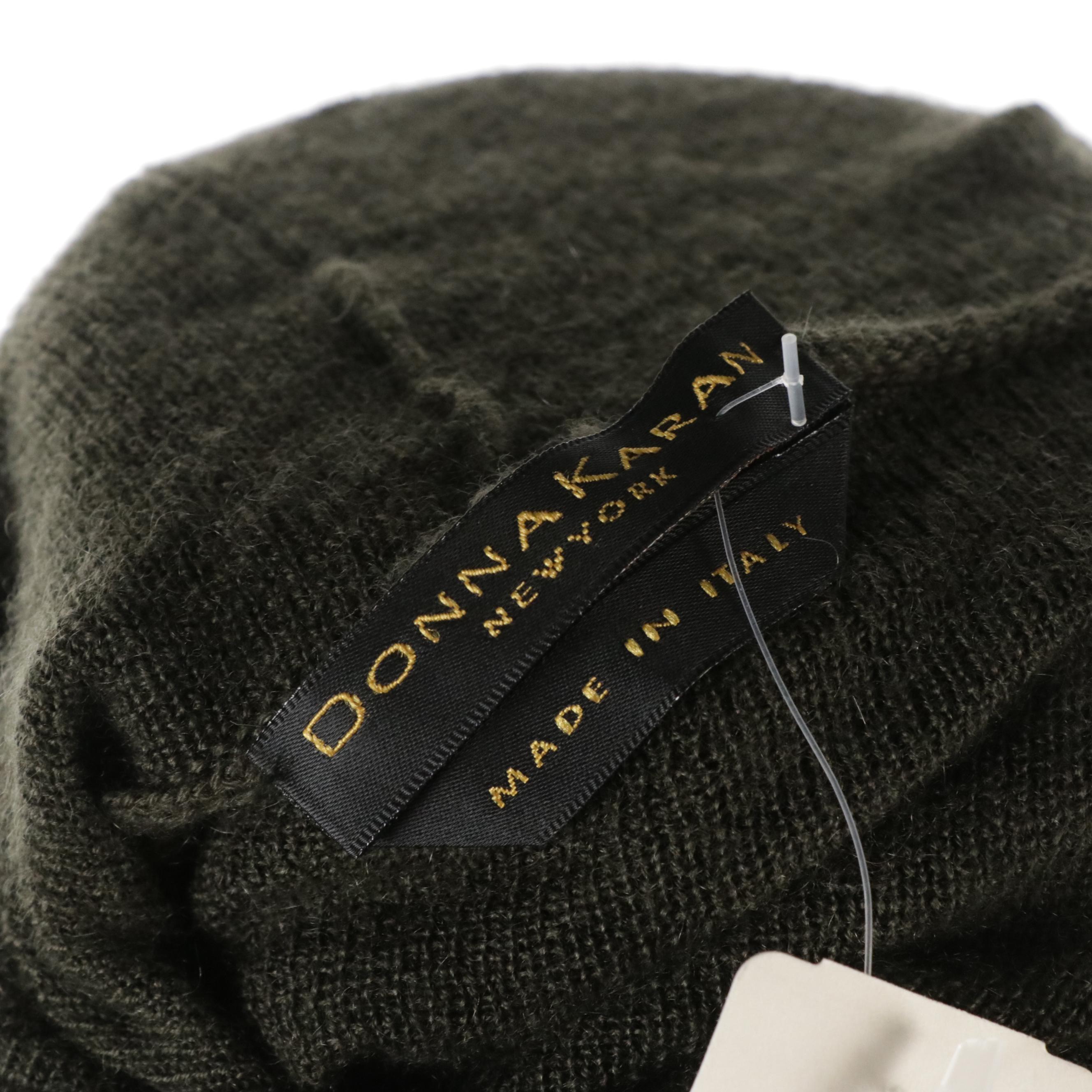 Donna Karan New York Cashmere Coat and Turtleneck Sweater with Flat-Front Pants