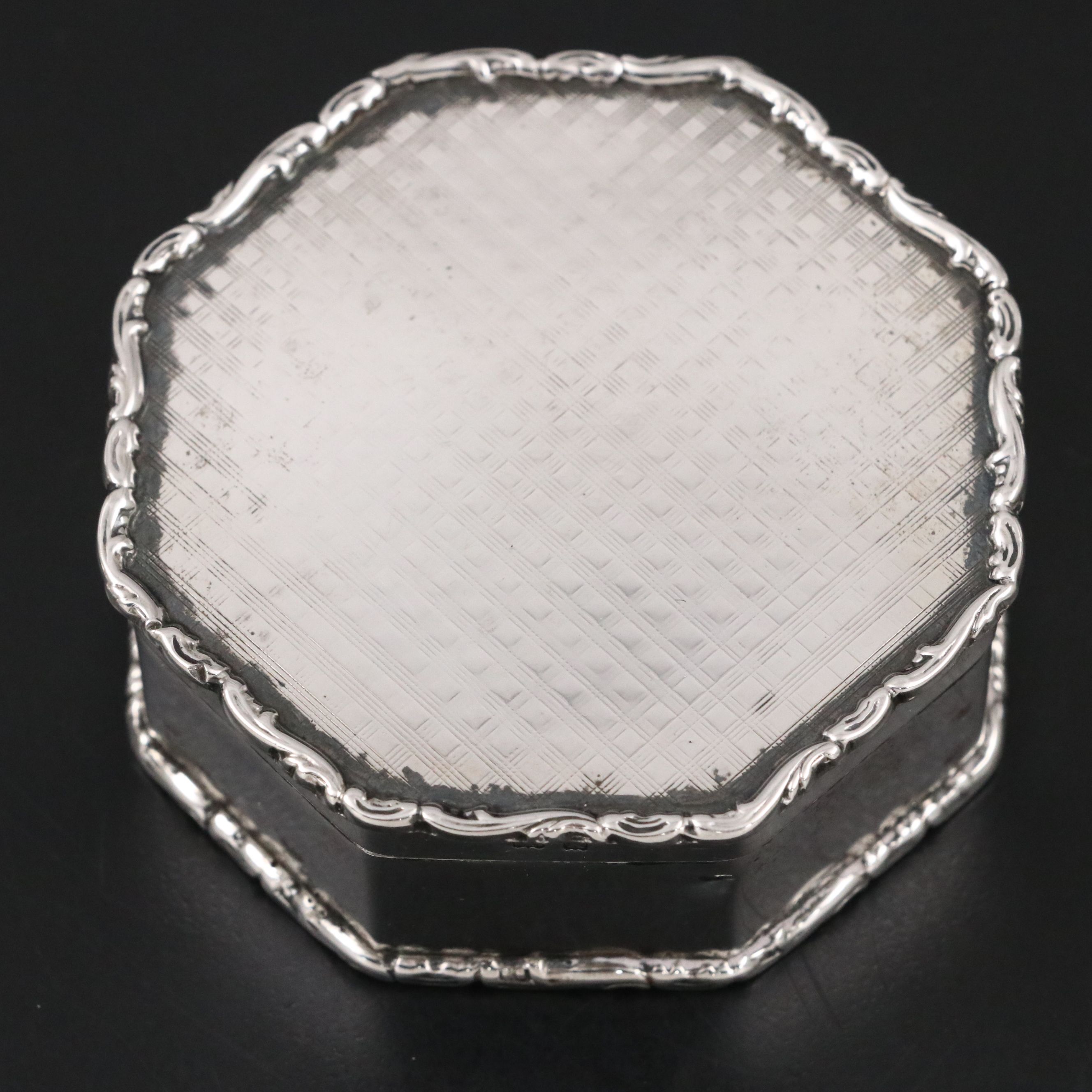 S. Kirk & Son Repoussé Sterling Silver Pedestal Bowl with English Sterling Box