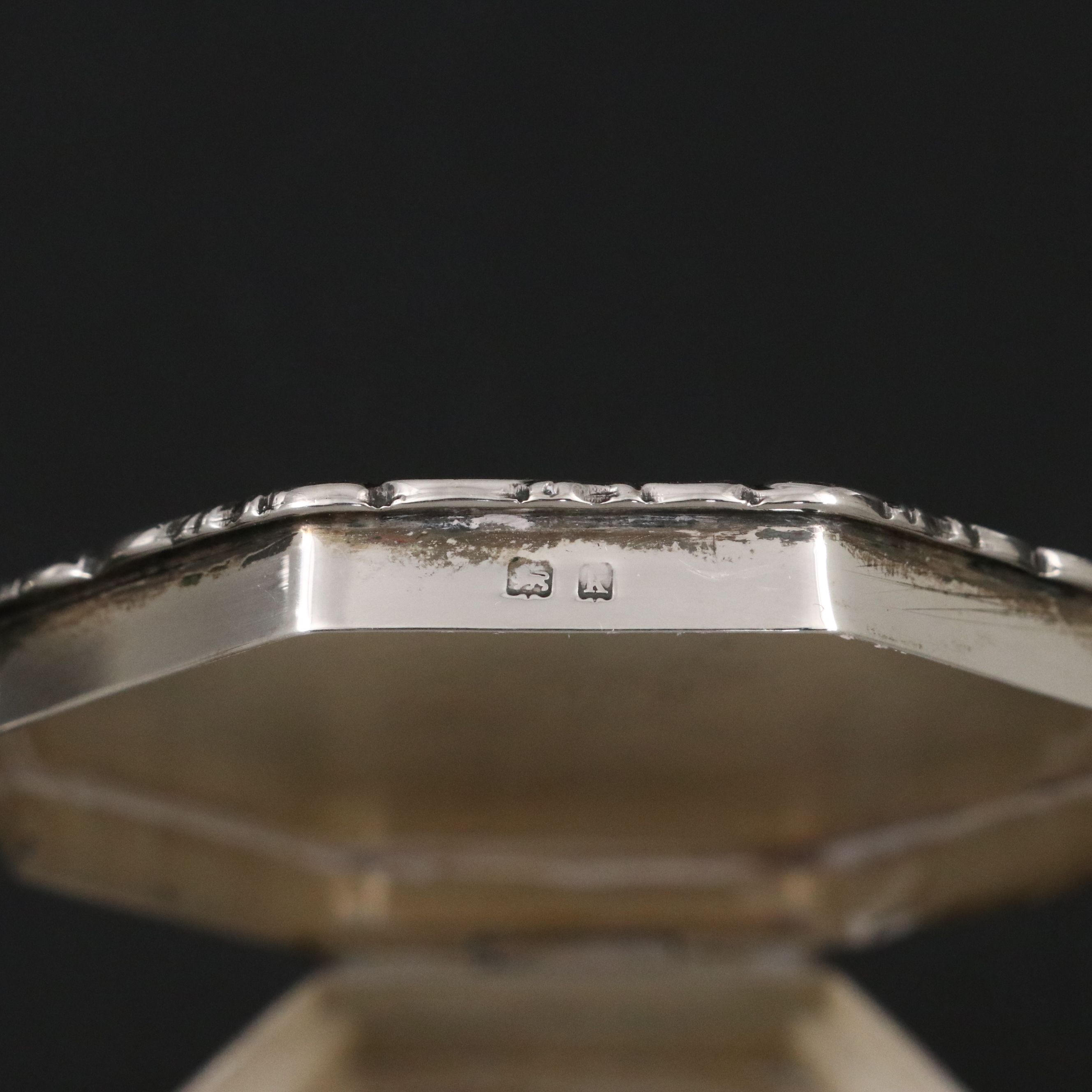 S. Kirk & Son Repoussé Sterling Silver Pedestal Bowl with English Sterling Box