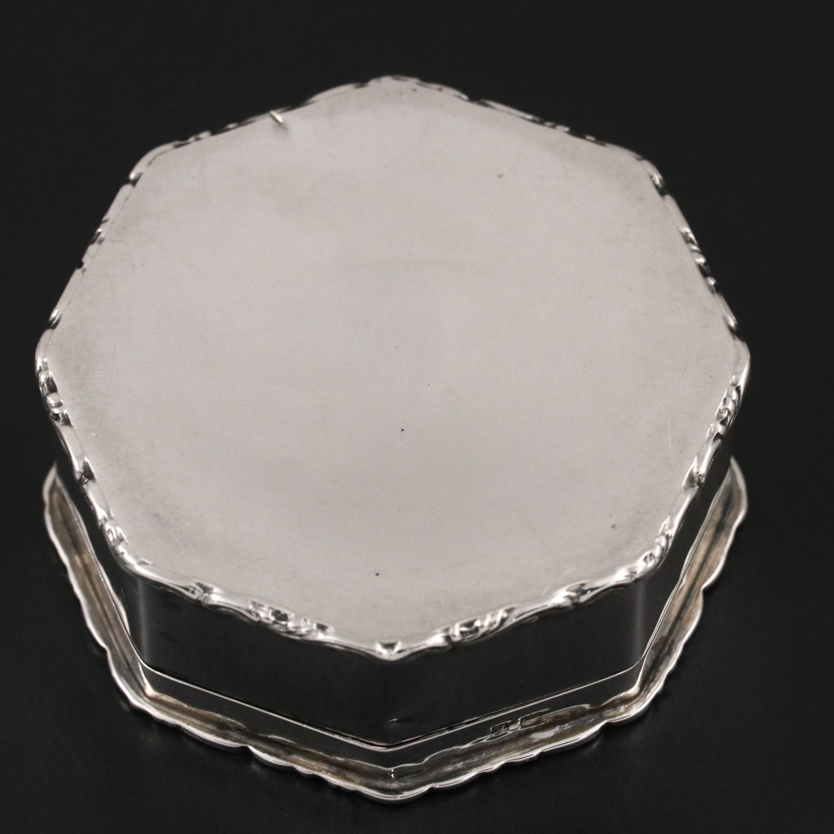 S. Kirk & Son Repoussé Sterling Silver Pedestal Bowl with English Sterling Box