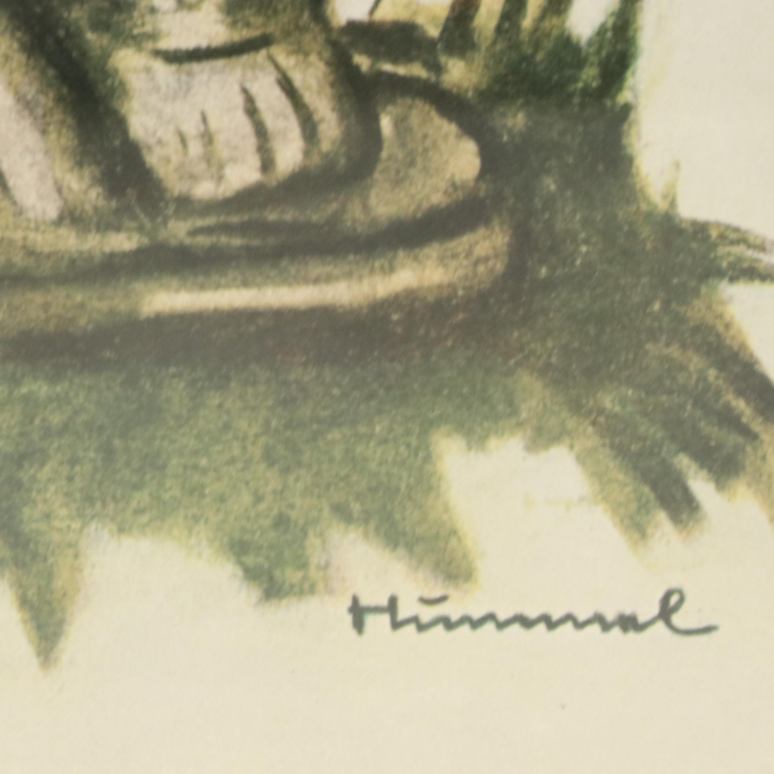 After M.I. Hummel Offset Lithographs of Caroling Boys and Little Girls Embracing