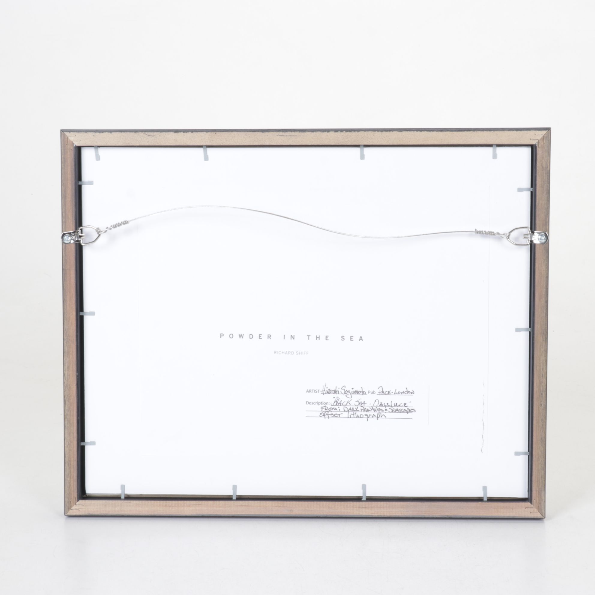 Hiroshi Sugimoto Offset Lithograph "Black Sea, Ozuluce"