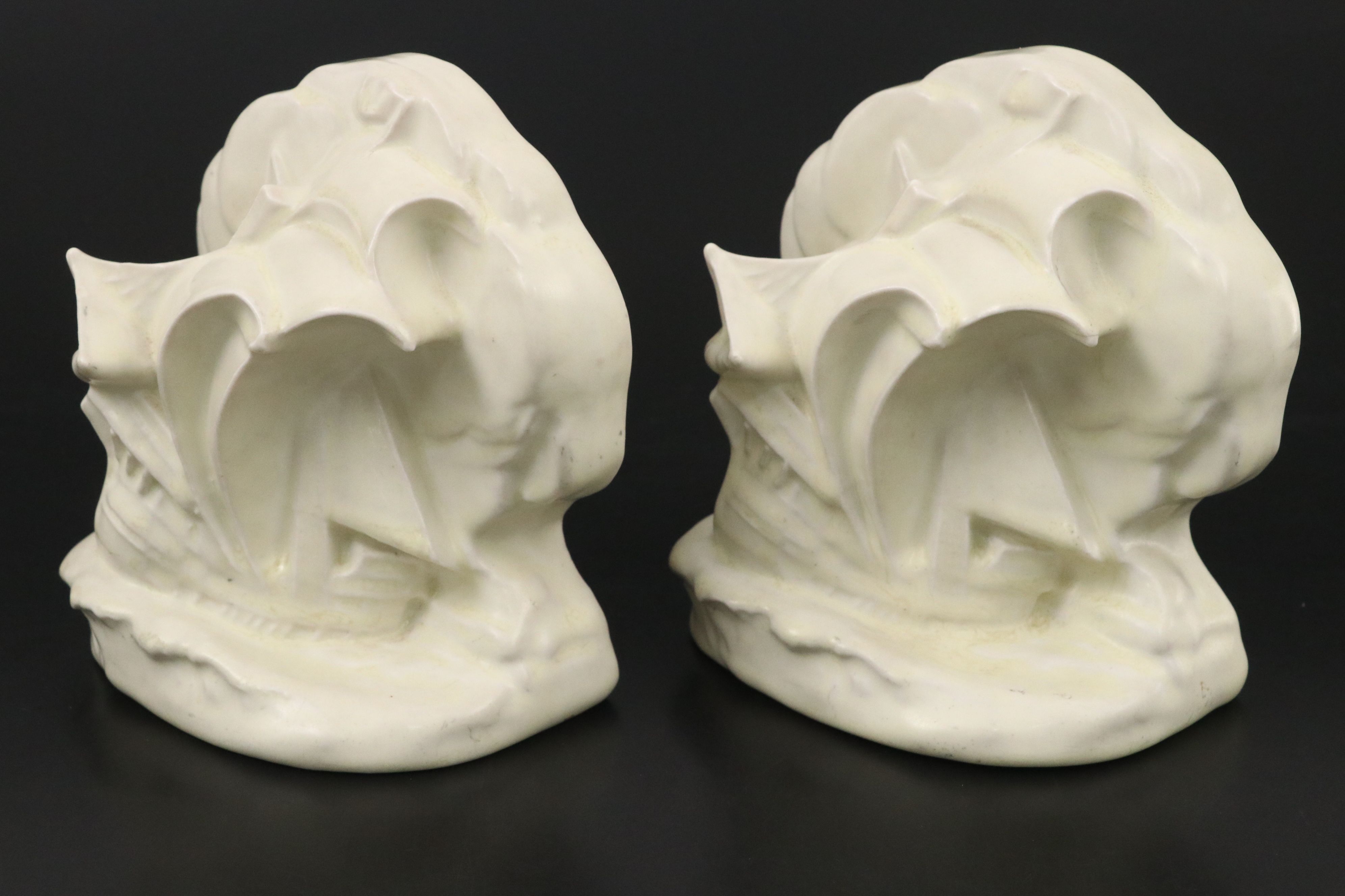 William Purcell McDonald for Rookwood Pottery Ship Bookend, 1925