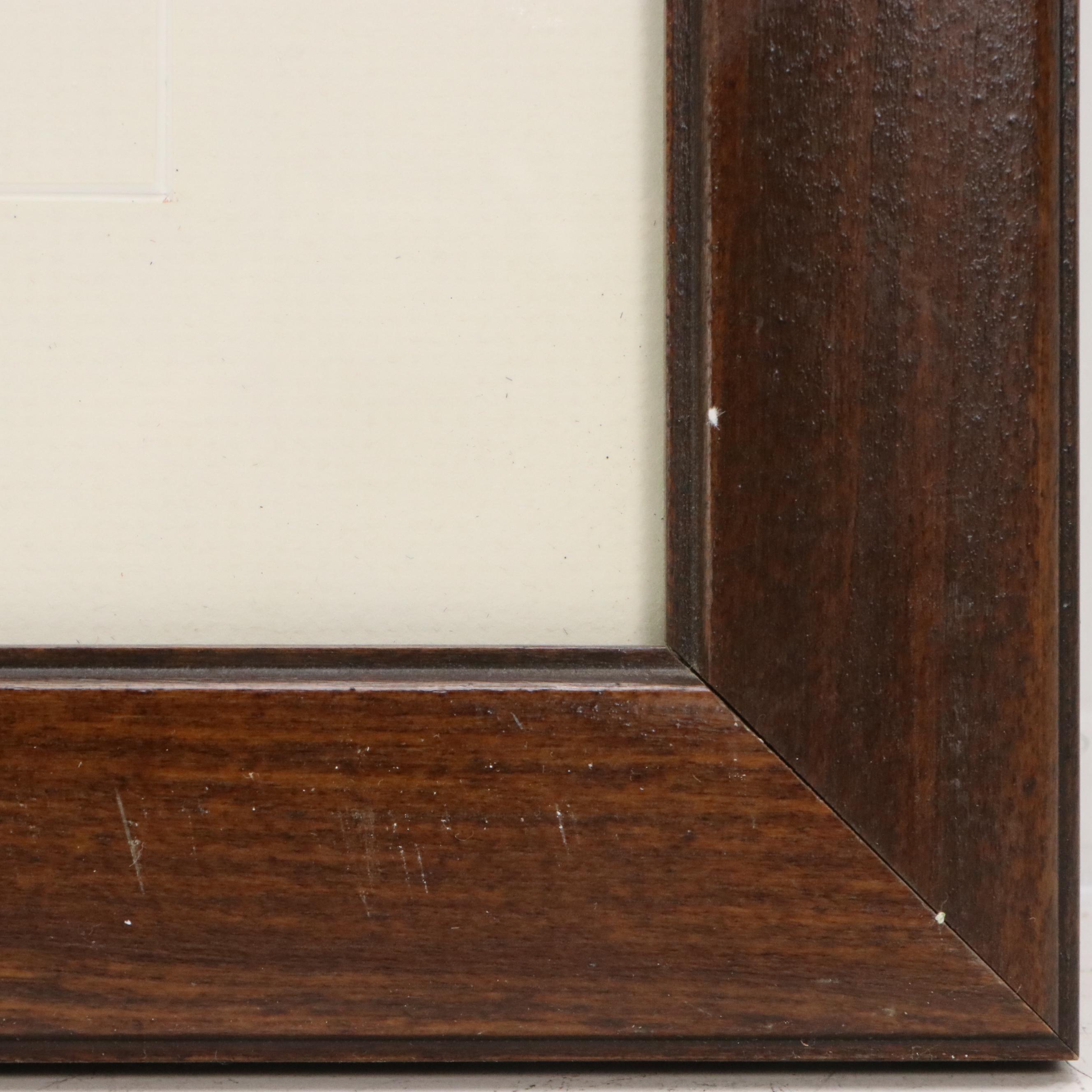 John Ruthven Offset Lithograph "Pileated Woodpeckers," Late 20th Century