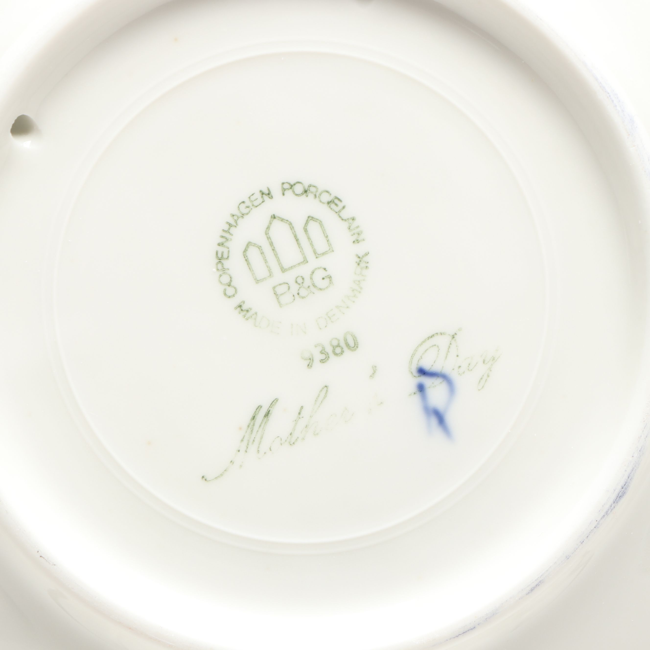 Bing & Grondahl Hand-Painted Annual Christmas and Mother's Day Plates