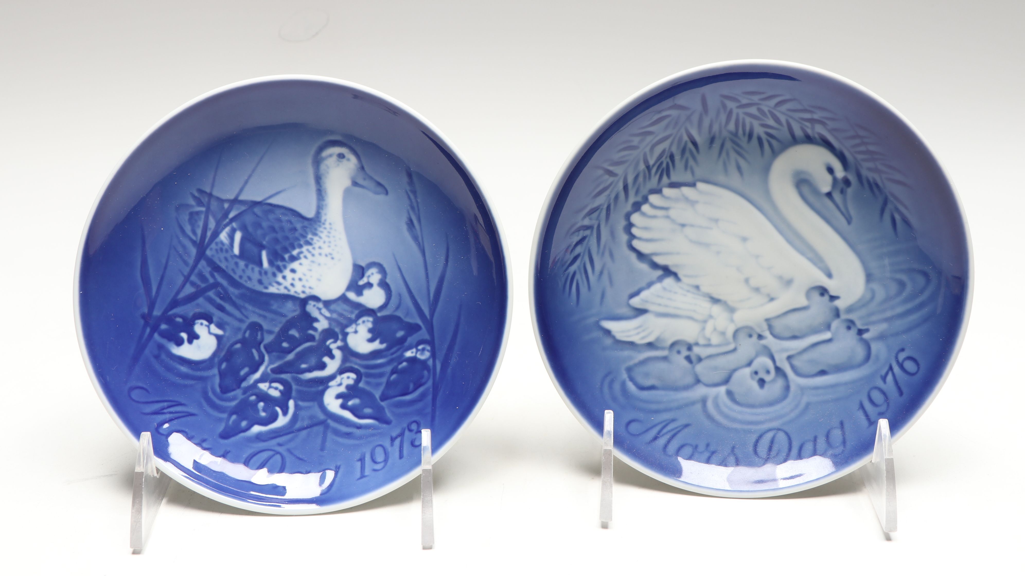 Bing & Grondahl Hand-Painted Annual Christmas and Mother's Day Plates