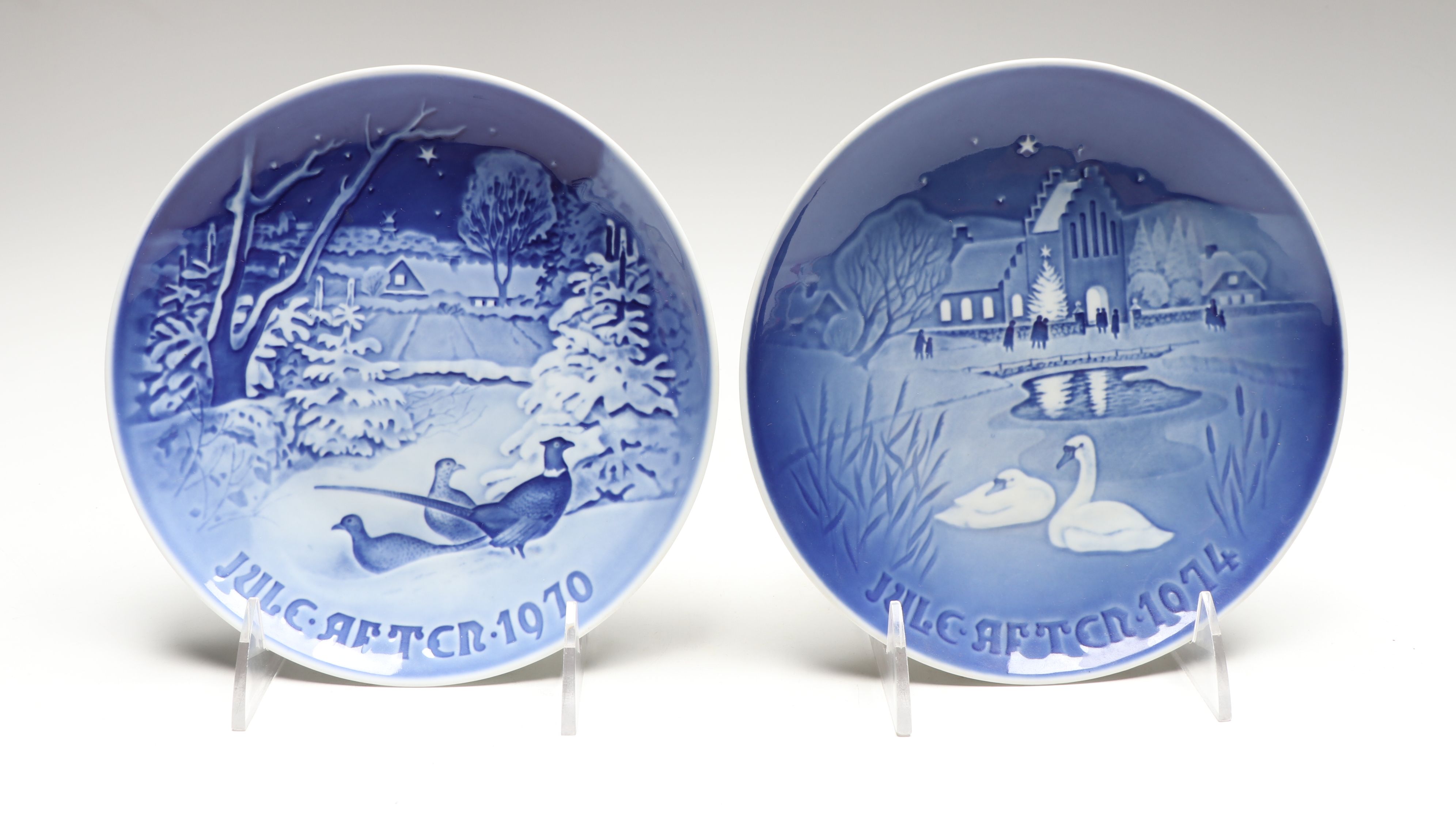 Bing & Grondahl Hand-Painted Annual Christmas and Mother's Day Plates