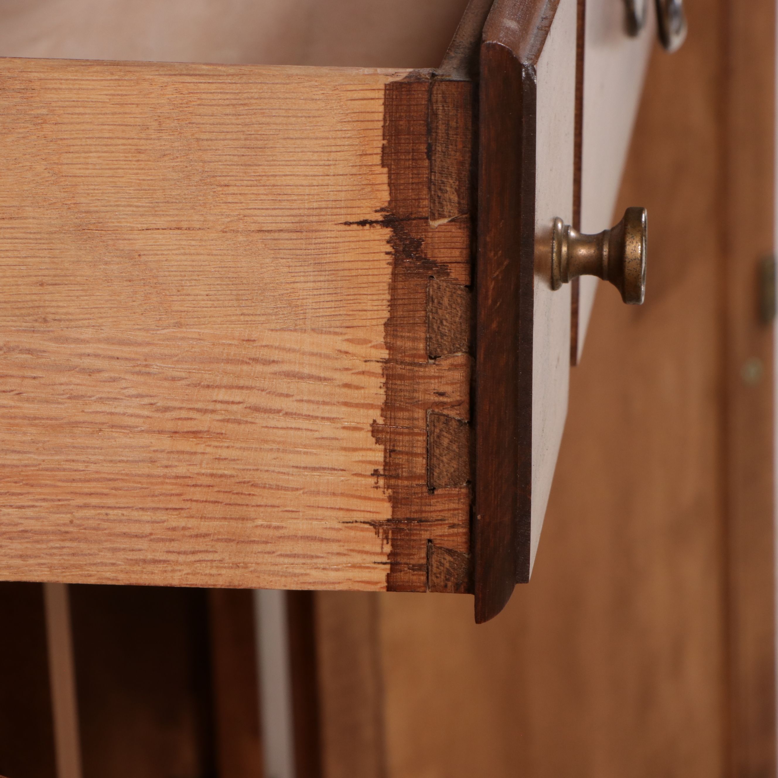 Young Republic American Colonial Style Maple Hutch