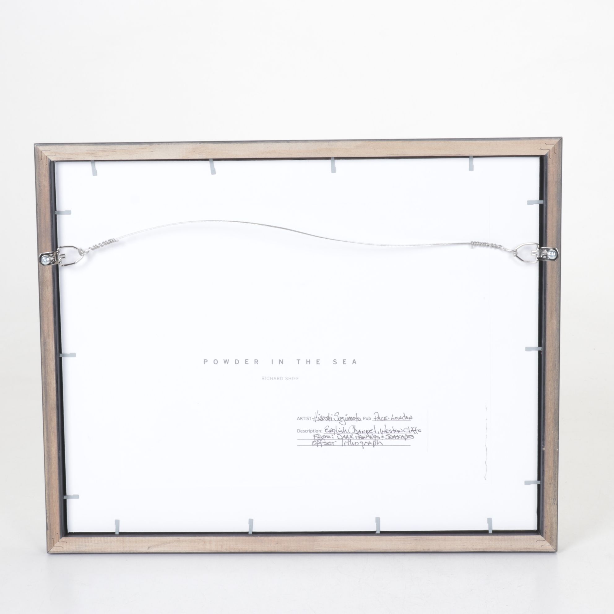 Hiroshi Sugimoto Offset Lithograph "English Channel, Weston Cliffs"