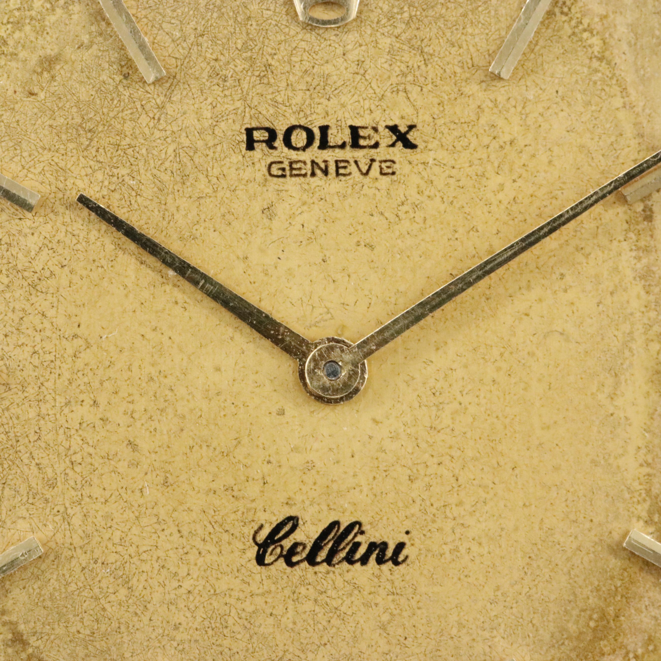 Vintage Rolex Cellini  Manual Wind Watch Movement Dial And Hands