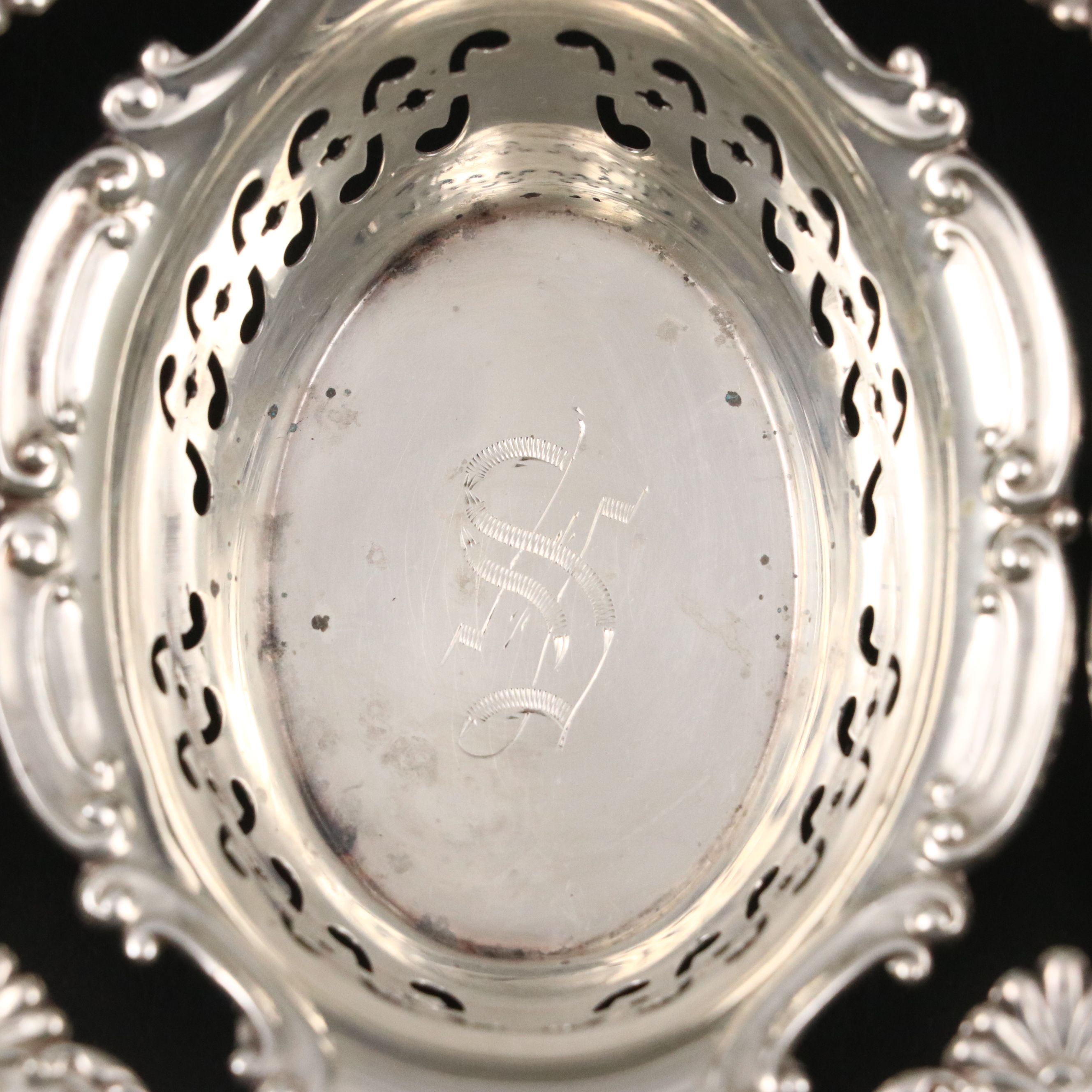 Gorham "Cromwell" Pierced Sterling Silver Nut Dishes