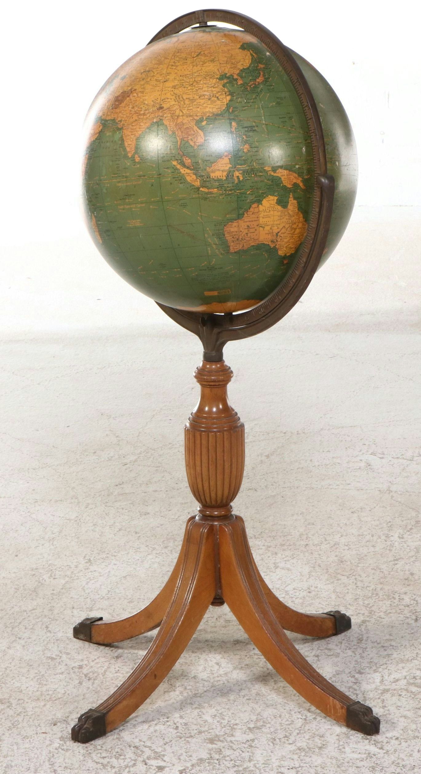 Gram's "16 Inch Political Terrestrial" Standing Globe
