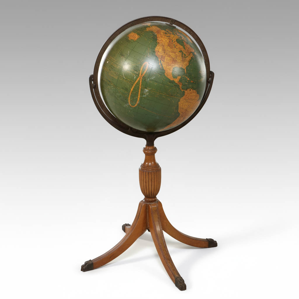 Gram's "16 Inch Political Terrestrial" Standing Globe